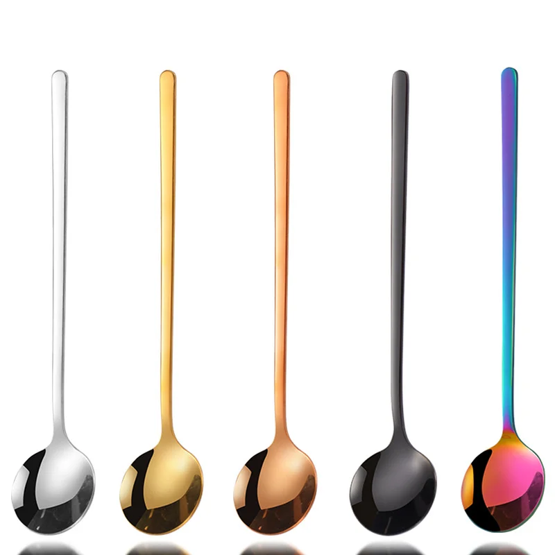 50pcs 304 Stainless Steel Small Round Coffee Stirring Spoon Creative Household Dessert Small Spoon Bar Wine Mixing Long Handle
50pcs 304 Stainless Steel Small Round Coffee Stirring Spoon Creative Household Dessert Small Spoon Bar Wine Mixing Long Handle