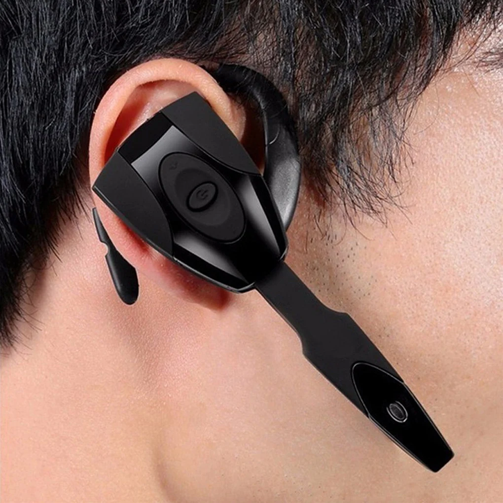 Bluetooth 5.0 Ear Bluetooth Headset Wireless Handsfree Single Ear Hook Earphone Button Silica Gel Headphone with Mic
Bluetooth 5.0 Ear Bluetooth Headset Wireless Handsfree Single Ear Hook Earphone Button Silica Gel Headphone with Mic