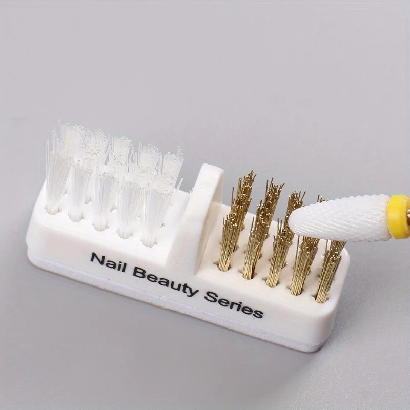 Nail Grinding Head Cleaning Brush Portable Manicure Drills Bits Dual Copper Wire Brush Clean Tools
Nail Grinding Head Cleaning Brush Portable Manicure Drills Bits Dual Copper Wire Brush Clean Tools