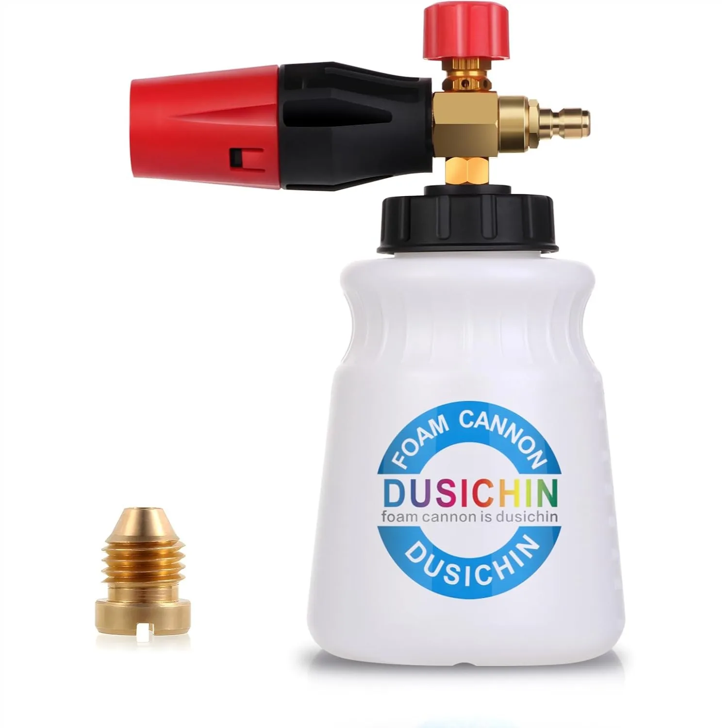 Foam Cannon Snow Foam Car Washer 4000 PSI Pressure With Wide Neck Adjustable Nozzle 1L Container And Additional 1.04mm Orifice Nozzle For Sprayer Gun
Foam Cannon Snow Foam Car Washer 4000 PSI Pressure With Wide Neck Adjustable Nozzle 1L Container And Additional 1.04mm Orifice Nozzle For Sprayer Gun