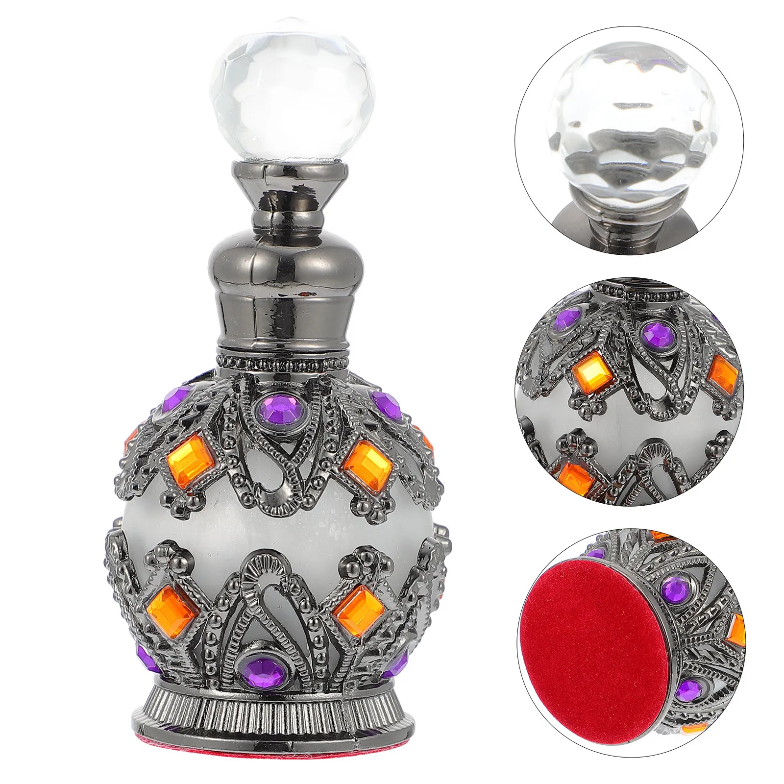 Vintage Glass Perfume Container Creative Bottle Travel Essential Oil Dispenser Leak Proof Portable Storage
Vintage Glass Perfume Container Creative Bottle Travel Essential Oil Dispenser Leak Proof Portable Storage