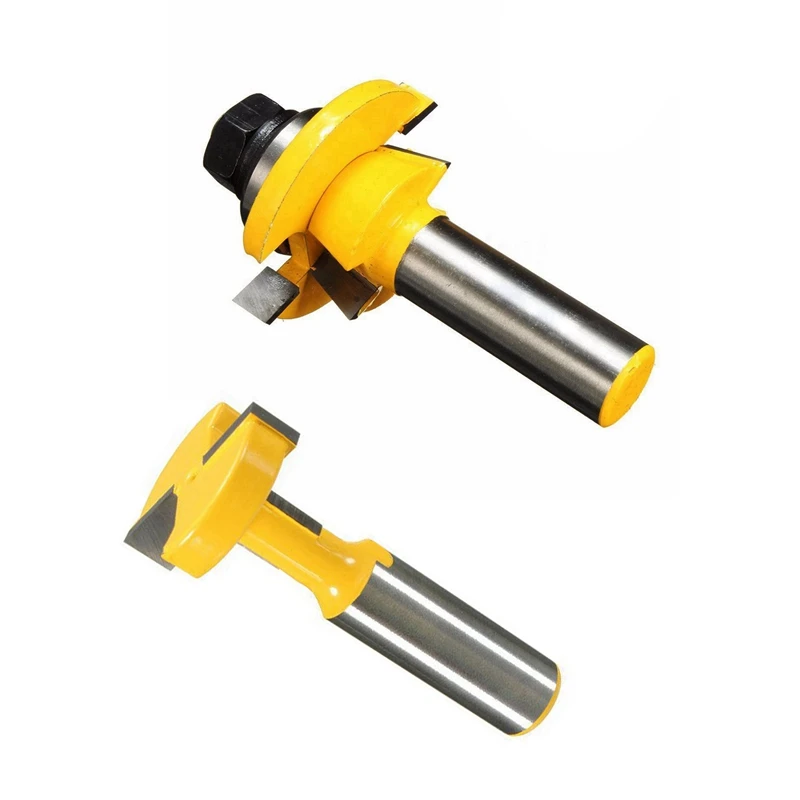 A63K-3 Pcs Accessories: 1 Pcs 1/2 Inch Shank Router Bit T-Slot And T-Track Slotting Tenon Cutter Tool & 2Pcs Rail Router Bit 1/2
A63K-3 Pcs Accessories: 1 Pcs 1/2 Inch Shank Router Bit T-Slot And T-Track Slotting Tenon Cutter Tool & 2Pcs Rail Router Bit 1/2