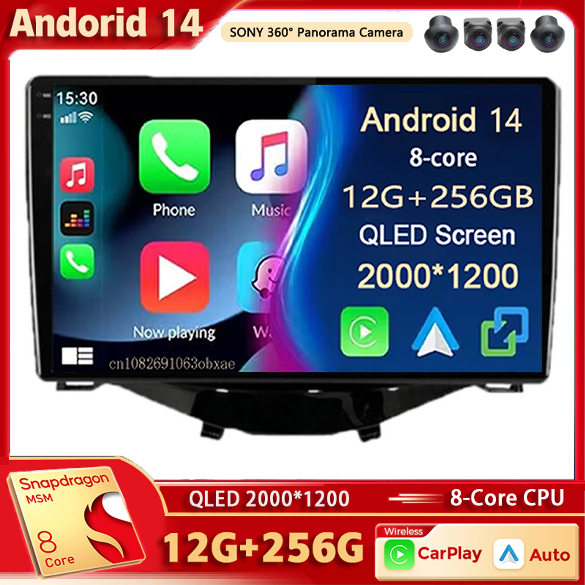 Автомагнитола на Android 14, мультимедийный плеер для Toyota Aygo, Peugeot 108, Citroen C1 2016-2020, Автомагнитола для Carplay, автомобильная стереосистема, Wi-Fi + 4G, голосовое ии
Автомагнитола на Android 14, мультимедийный плеер для Toyota Aygo, Peugeot 108, Citroen C1 2016-2020, Автомагнитола для Carplay, автомобильная стереосистема, Wi-Fi + 4G, голосовое ии