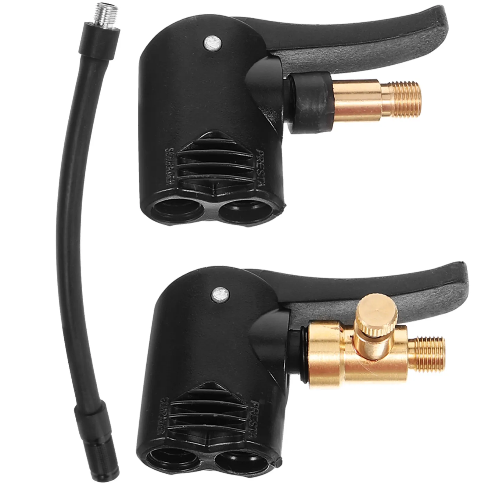 2Pcs Car Valve Adapter Brass Tire Valve Converter Quick Clamp Air Pump Thread Nozzle Hose Extension for Motorcycle Bike Tire
2Pcs Car Valve Adapter Brass Tire Valve Converter Quick Clamp Air Pump Thread Nozzle Hose Extension for Motorcycle Bike Tire