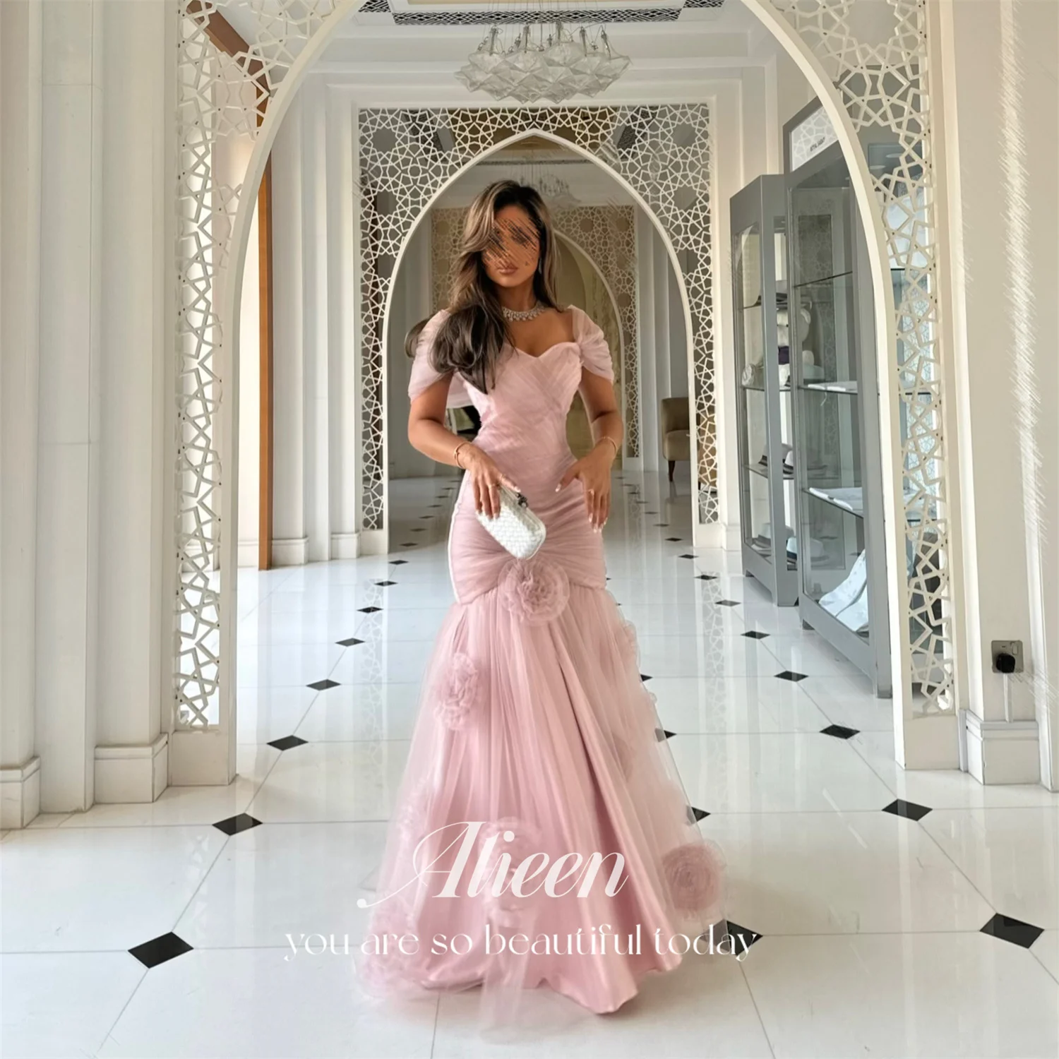 Aileen Women Evening Dresses 2025 Luxury Pink Vestidos De Festa Customized فساتين سهرة Mermaid 3D Flowers Dress Prom Luxurious
Aileen Women Evening Dresses 2025 Luxury Pink Vestidos De Festa Customized فساتين سهرة Mermaid 3D Flowers Dress Prom Luxurious