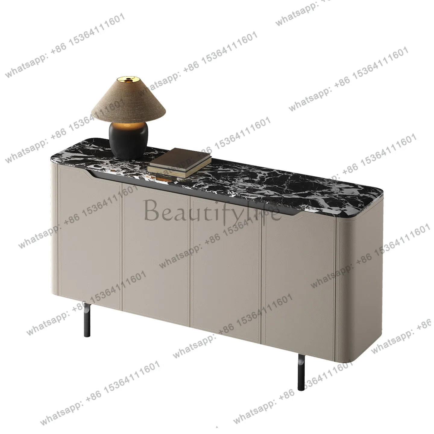 LS light luxury high-end dining side cabinet living room against the wall solid wood saddle leather minimalist entrance cabinet
LS light luxury high-end dining side cabinet living room against the wall solid wood saddle leather minimalist entrance cabinet