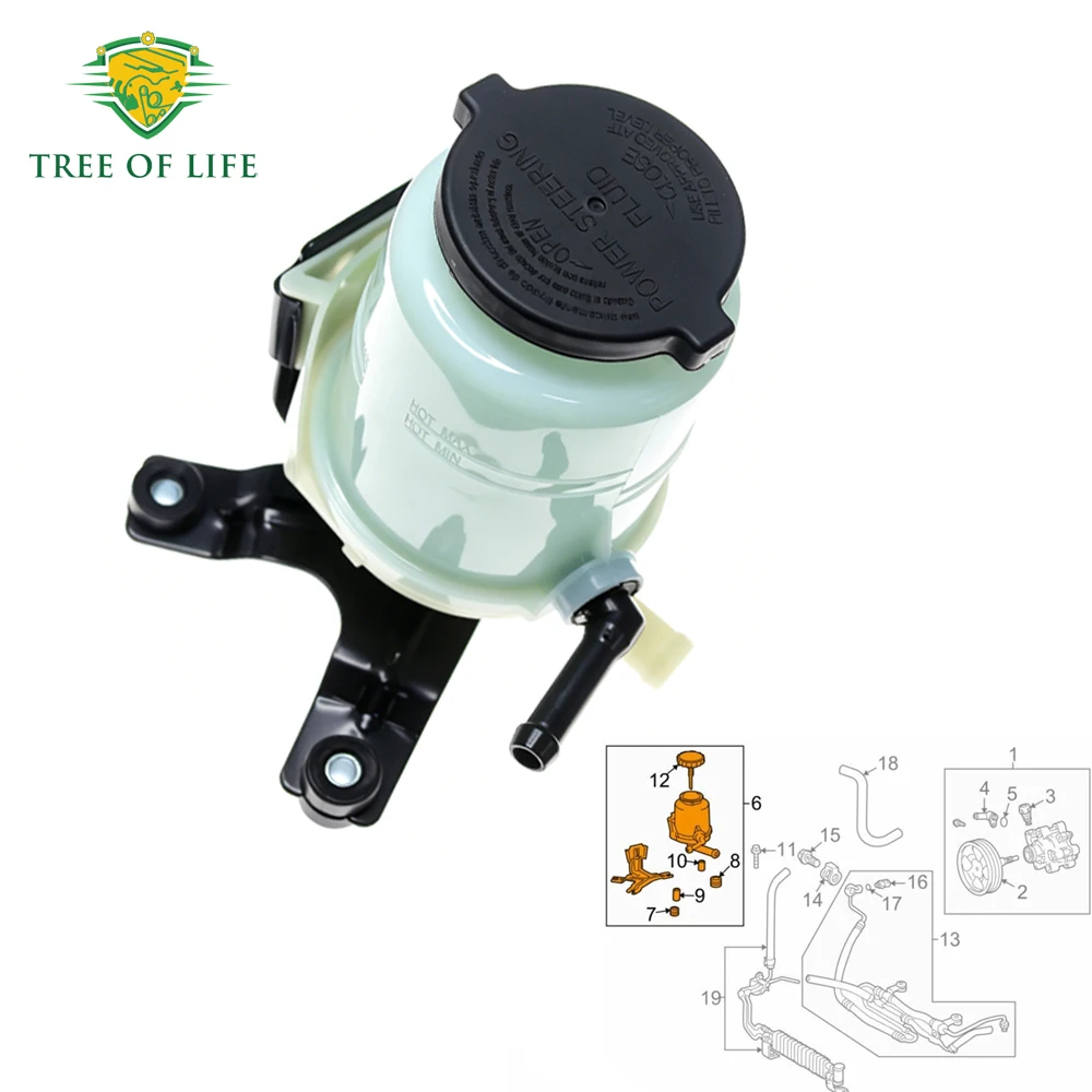 Power Steering Reservoir Tank W/ bracket 44360-60291 For Toyota LandCruiser 200 LC200 GRJ200 URJ202 4.6 5.7L V8 2008-2021 3UR-FE
Power Steering Reservoir Tank W/ bracket 44360-60291 For Toyota LandCruiser 200 LC200 GRJ200 URJ202 4.6 5.7L V8 2008-2021 3UR-FE