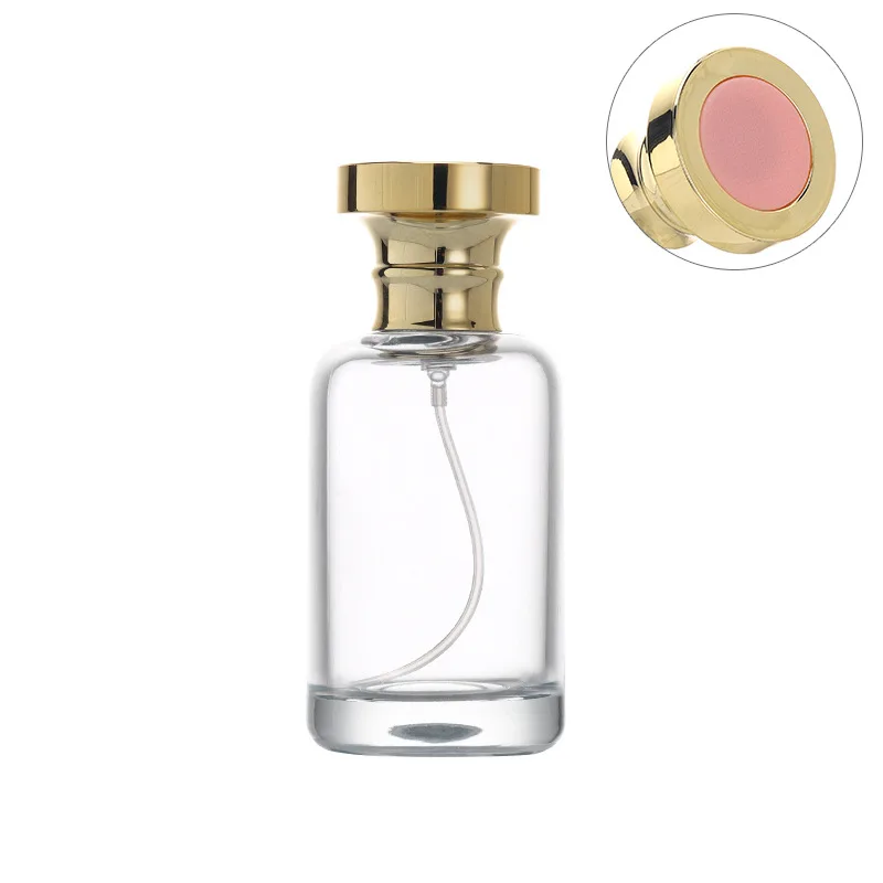 50ml Glass Spray Perfume Bottle Electroplated Golden Cap Perfume Bottle for Travel Clear Empty Dispenser Portable Bottle
50ml Glass Spray Perfume Bottle Electroplated Golden Cap Perfume Bottle for Travel Clear Empty Dispenser Portable Bottle