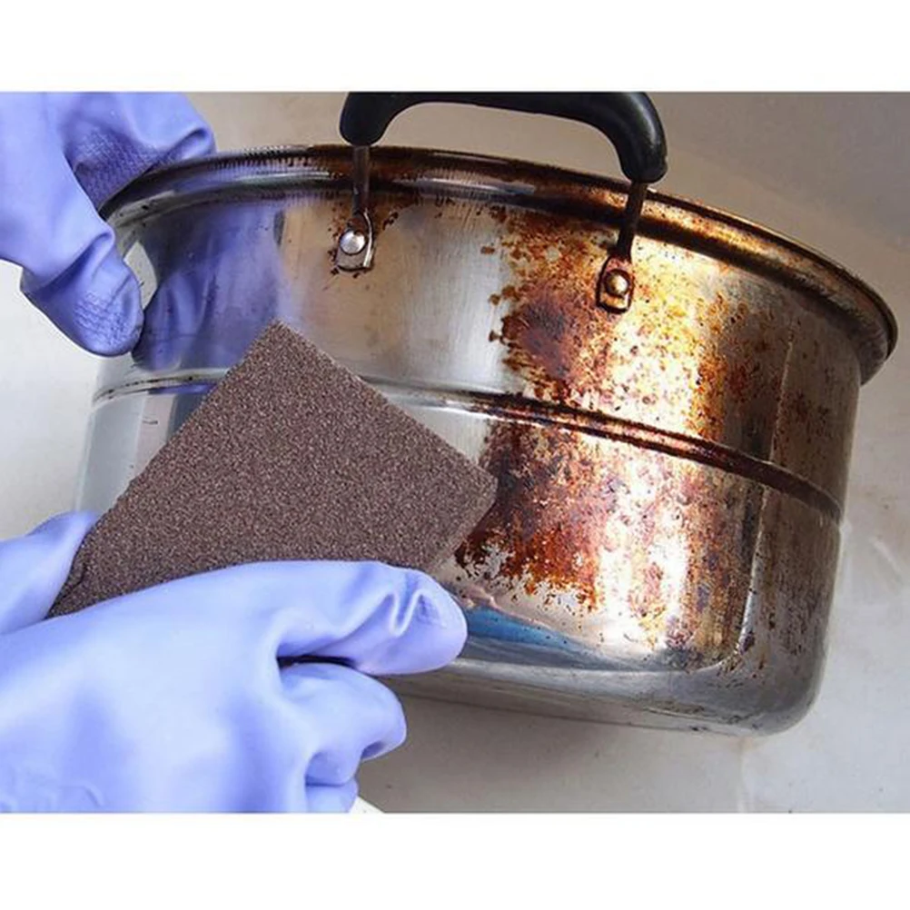 5pcs Cleaning Sponge Brush High-Density Emery Sponge For Kitchen Pots Pans Stove Bowl Dish Washing Descaling Stain Remover Pad
5pcs Cleaning Sponge Brush High-Density Emery Sponge For Kitchen Pots Pans Stove Bowl Dish Washing Descaling Stain Remover Pad