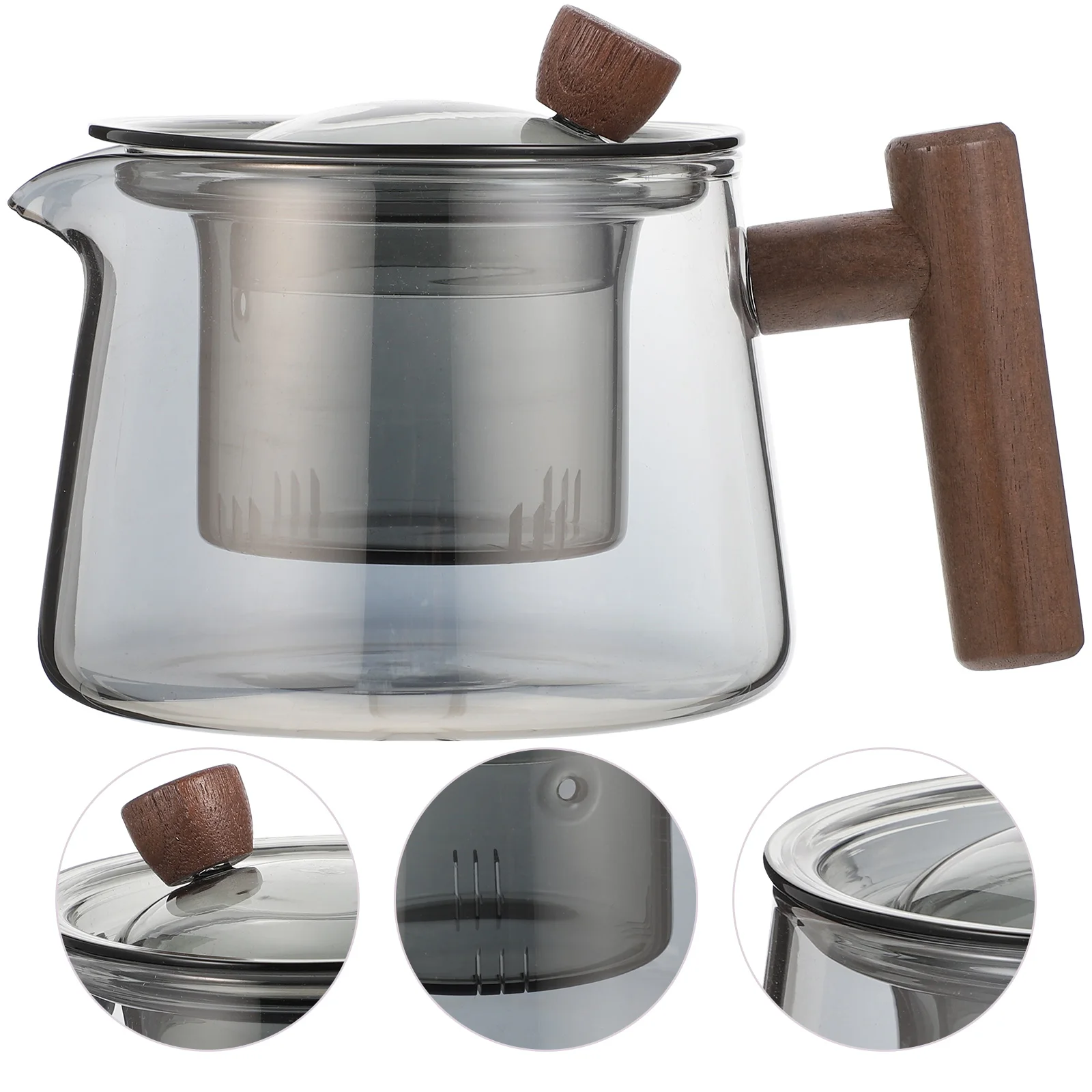Transparent Glass Teapot Small Capacity Easy Clean Practical Comfortable Hand 360 Degrees Tea Brewing Loose Leaf
Transparent Glass Teapot Small Capacity Easy Clean Practical Comfortable Hand 360 Degrees Tea Brewing Loose Leaf