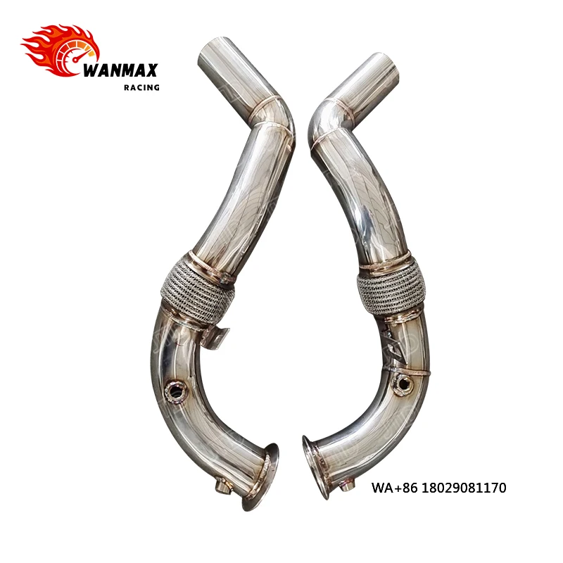 Performance Exhaust Downpipe for N63 N63TU 2017-2021 M550I 750I 850I X5 X6 X7 M50I G30 G11 G15 G05 G06 G07
Performance Exhaust Downpipe for N63 N63TU 2017-2021 M550I 750I 850I X5 X6 X7 M50I G30 G11 G15 G05 G06 G07