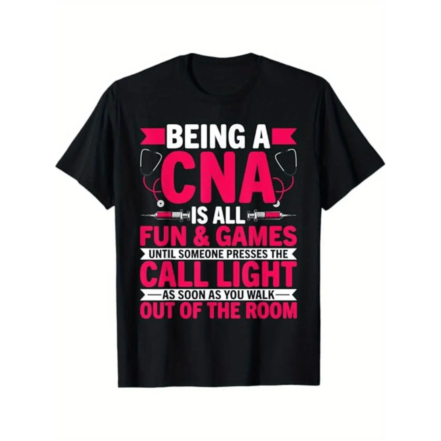 Funny CNA T-shirt Call Light Graphic Tee Nursing Assistant Humor Shirt Medical Worker Gift Unisex Casual Loose Fit Cotton Top
Funny CNA T-shirt Call Light Graphic Tee Nursing Assistant Humor Shirt Medical Worker Gift Unisex Casual Loose Fit Cotton Top