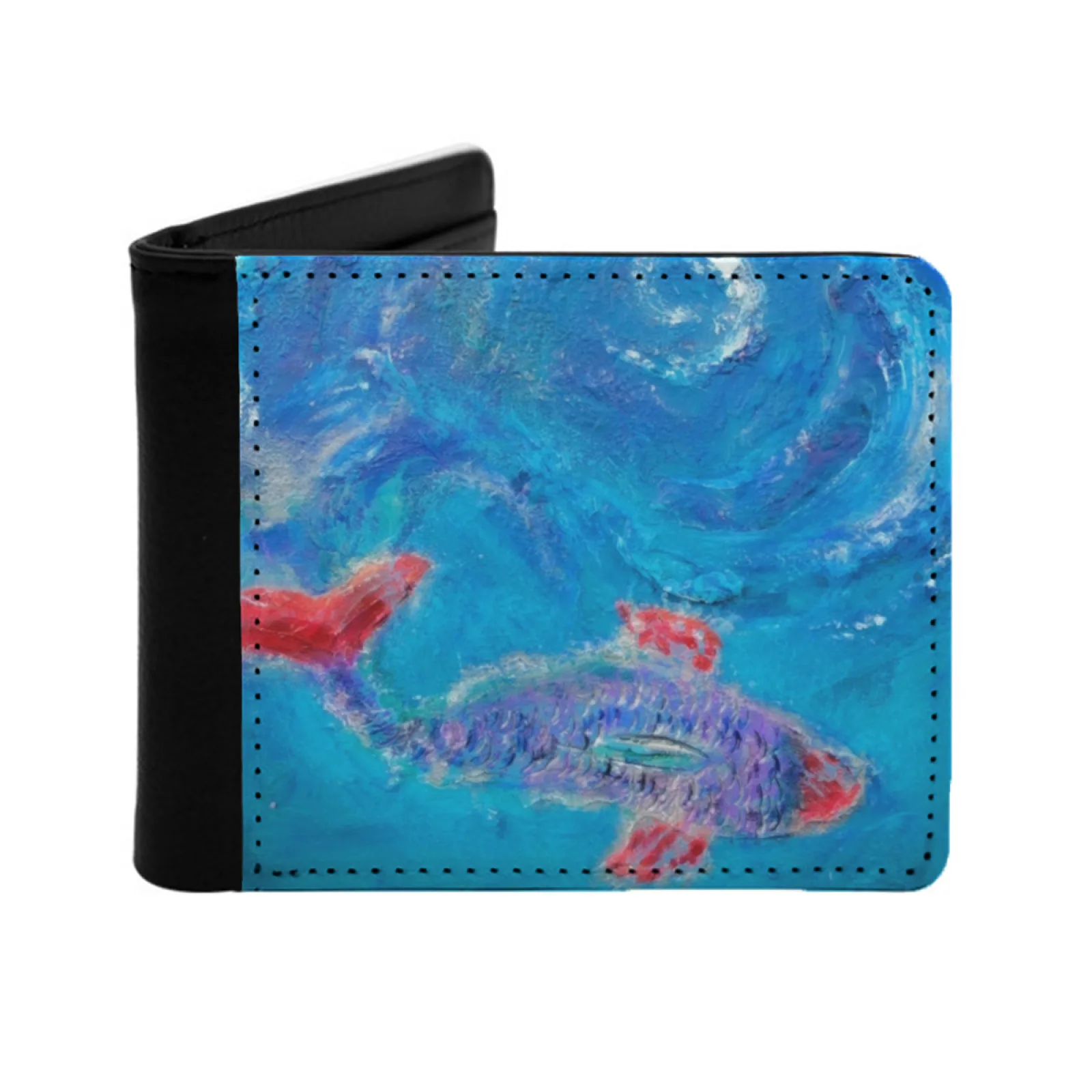 Joy Koi Personalized Wallet For Men And Women Pu Leather Short Pocket Purse Water Fish Blue Shiny Purple Red Personalized Print
Joy Koi Personalized Wallet For Men And Women Pu Leather Short Pocket Purse Water Fish Blue Shiny Purple Red Personalized Print