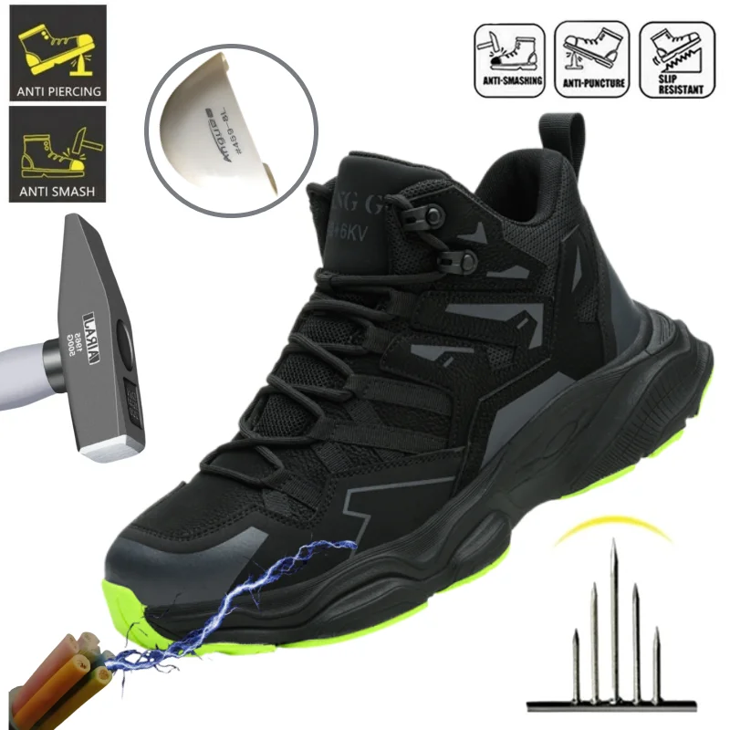 New Men's Work Safety Shoes, Puncture Resistant Protective Shoes, Men's Indestructible, Comfortable, Breathable Safety Boots
New Men's Work Safety Shoes, Puncture Resistant Protective Shoes, Men's Indestructible, Comfortable, Breathable Safety Boots