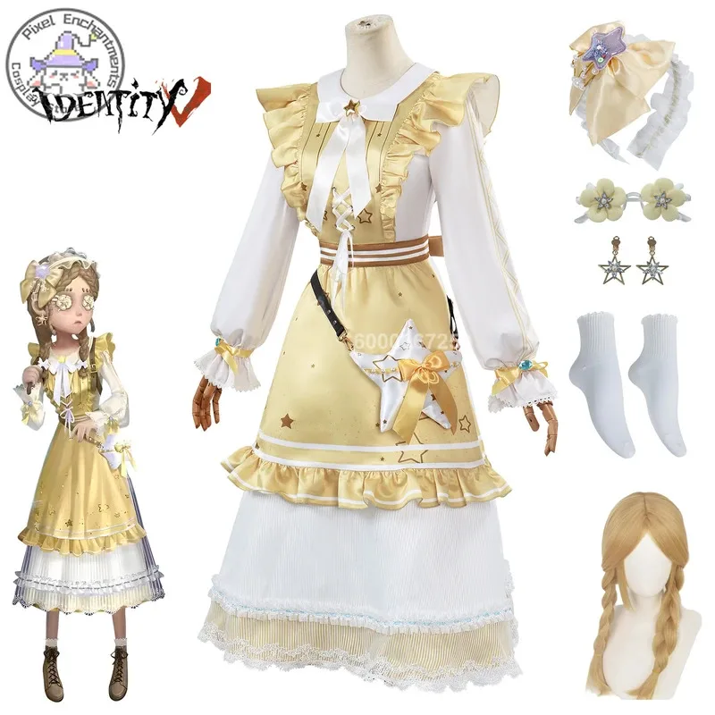 Game Identity V Toy Merchant Cosplay Costume for Women Wig Dress Cute Lolita Suit Anime Clothes Halloween Role Playing Comic Con 
Game Identity V Toy Merchant Cosplay Costume for Women Wig Dress Cute Lolita Suit Anime Clothes Halloween Role Playing Comic Con