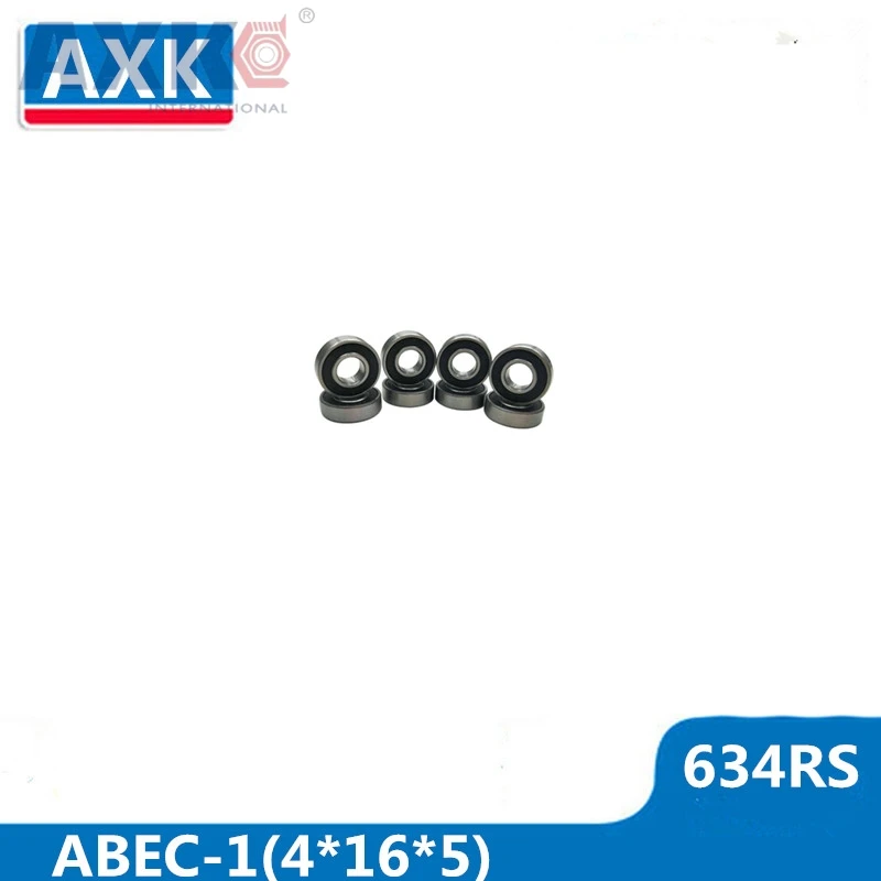 AXK 634RS Bearing 4*16*5 mm ( 10 Pcs ) ABEC-1 Grade R1640HH 634-2RS Miniature 634 RS Ball Bearings
AXK 634RS Bearing 4*16*5 mm ( 10 Pcs ) ABEC-1 Grade R1640HH 634-2RS Miniature 634 RS Ball Bearings
