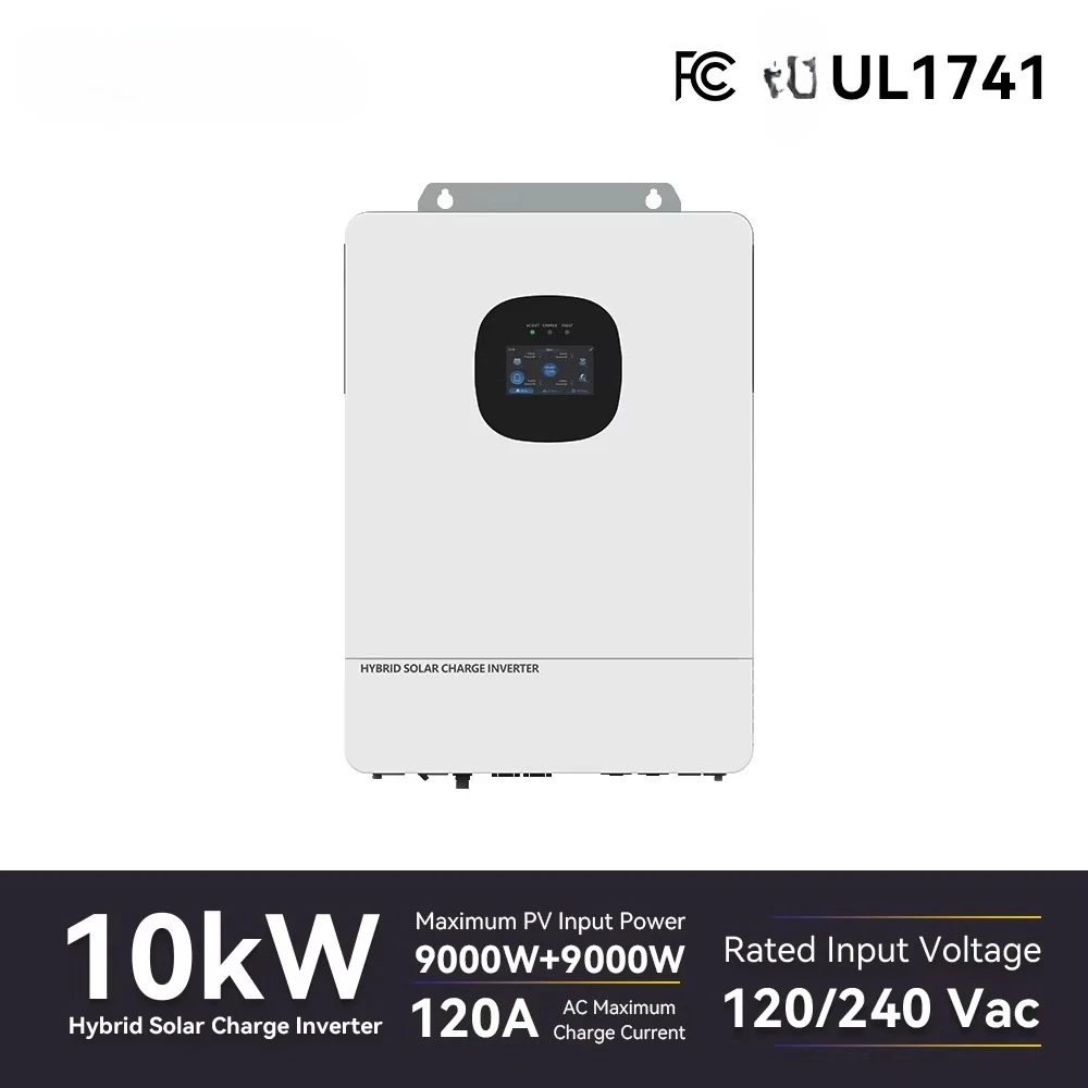 10 kW Hybrid Solar Charge Inverter Pure Sine Wave 99.9% MPPT Efficiency Single Featuring Dry Contact Control Remote Supervision
10 kW Hybrid Solar Charge Inverter Pure Sine Wave 99.9% MPPT Efficiency Single Featuring Dry Contact Control Remote Supervision
