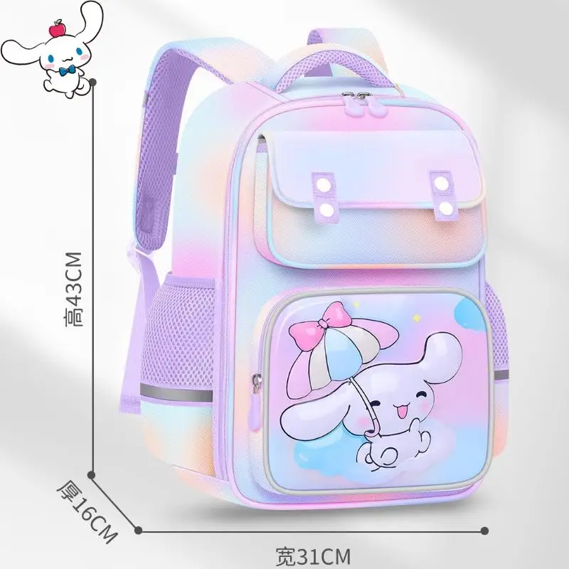 Фестивальный подарок, хит продаж, рюкзак Sanrios Cinnamoroll, защита позвоночника, водонепроницаемая школьная сумка для детей, облегчает нагрузку 
Фестивальный подарок, хит продаж, рюкзак Sanrios Cinnamoroll, защита позвоночника, водонепроницаемая школьная сумка для детей, облегчает нагрузку
