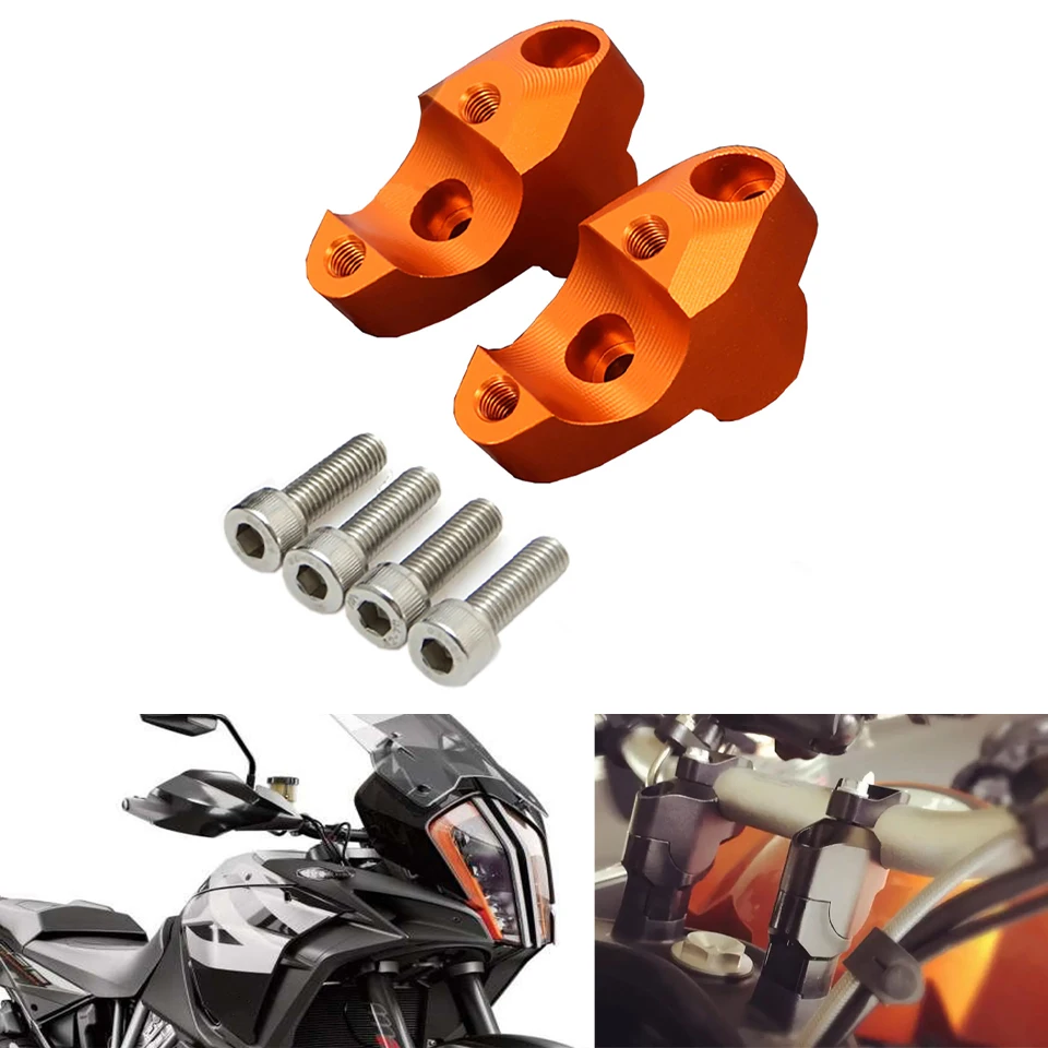 Fits for KTM 1290 Super Adventure 1050 1090 1190 R S T 2013-2020 Motorcycle Handlebar Riser Mount Adapter Heightening Block Kits
Fits for KTM 1290 Super Adventure 1050 1090 1190 R S T 2013-2020 Motorcycle Handlebar Riser Mount Adapter Heightening Block Kits