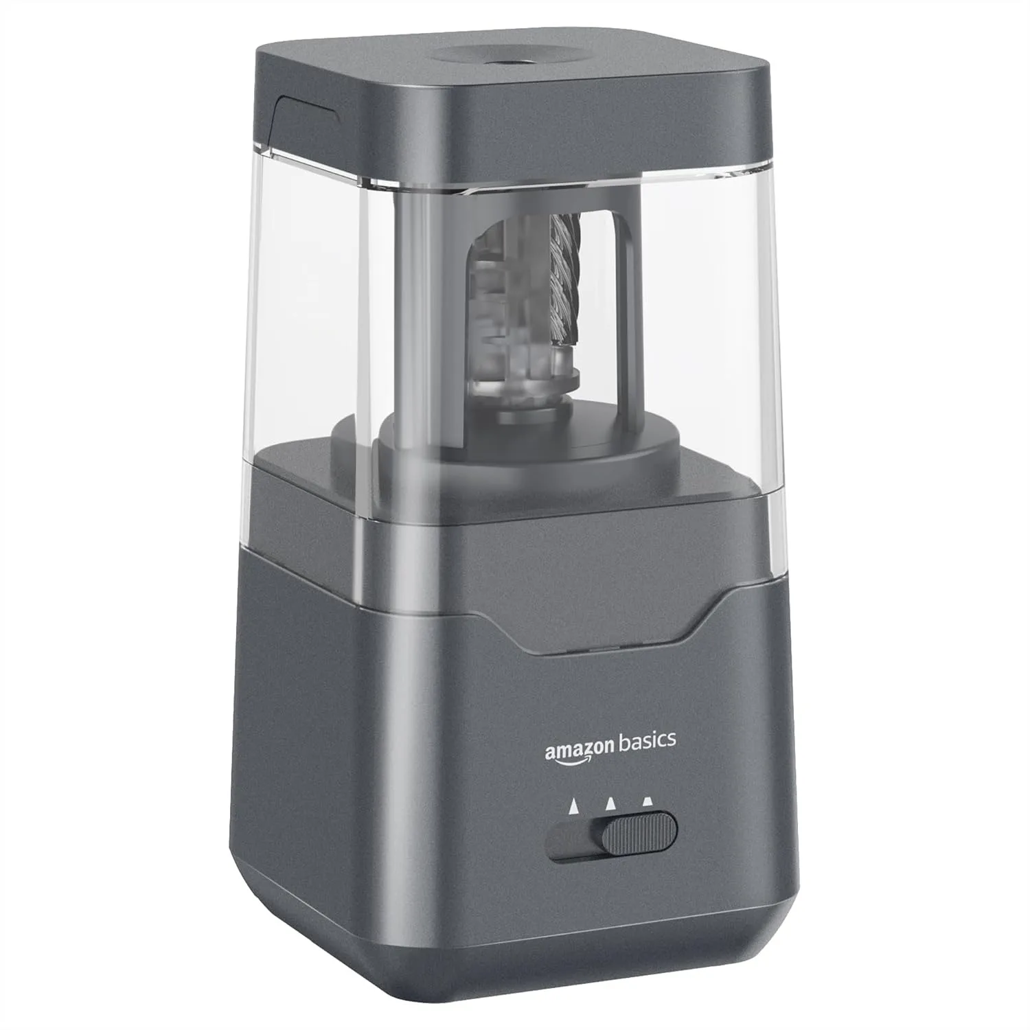 Portable Electric Pencil Sharpener with Helical Blade, Auto Stop, Battery/USB Powered, Black, 2.87 x 2.87 x 5.3 in
Portable Electric Pencil Sharpener with Helical Blade, Auto Stop, Battery/USB Powered, Black, 2.87 x 2.87 x 5.3 in
