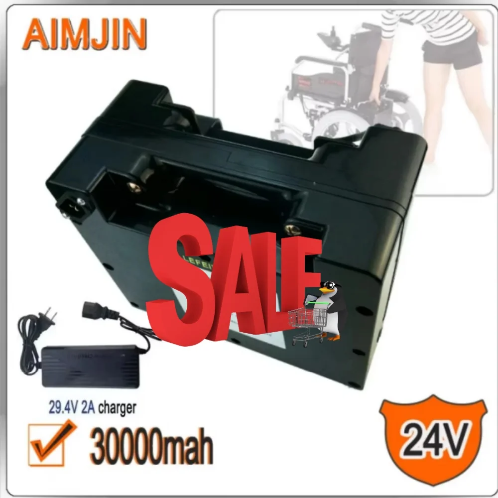 7S12P 24V 30000mAh 18650 Lithium Li-ion Battery Pack 29.4V 30Ah For Electric Wheelchair
7S12P 24V 30000mAh 18650 Lithium Li-ion Battery Pack 29.4V 30Ah For Electric Wheelchair