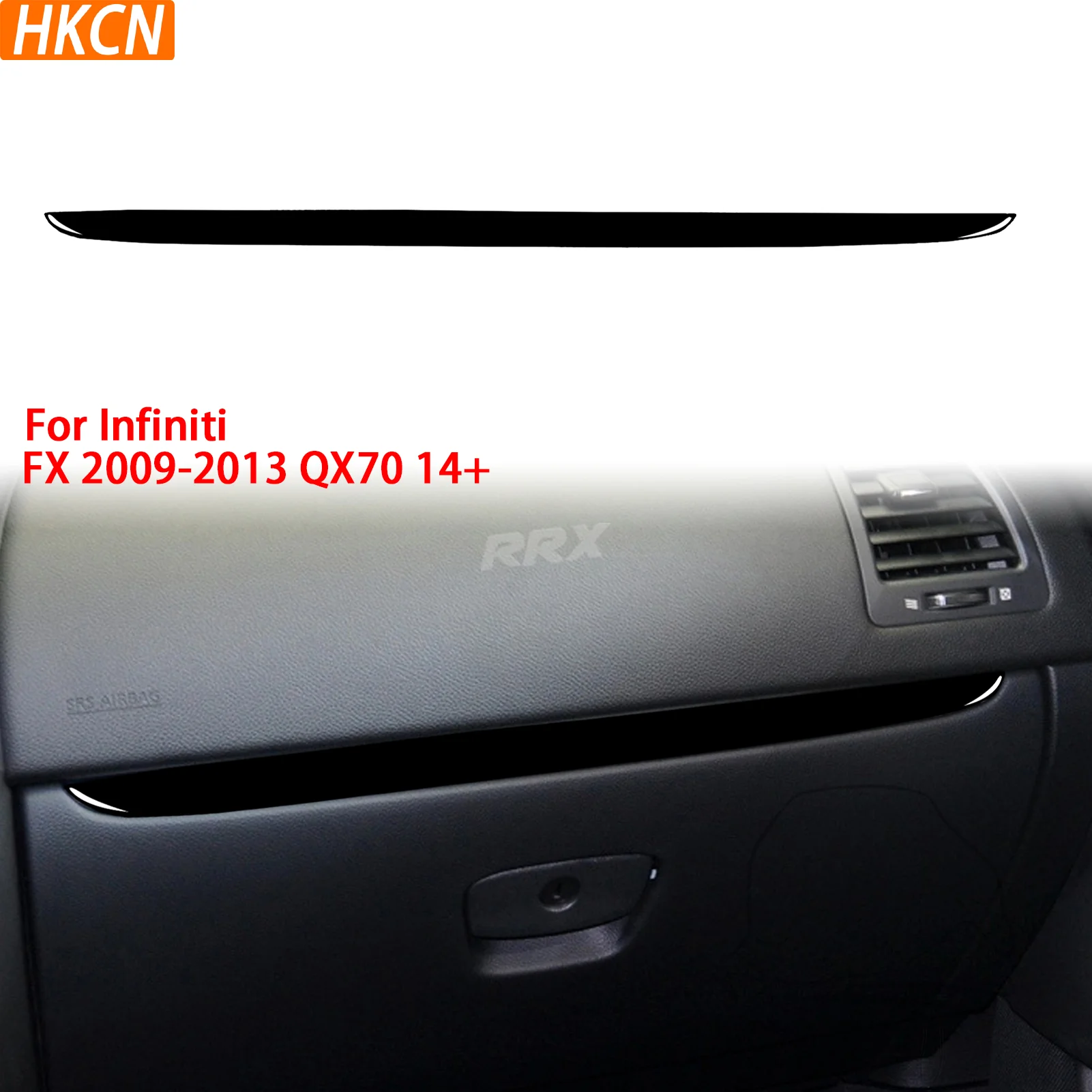 For Infiniti FX 2009-2013 QX70 14+ Car Passenger Side Glove Box Panel Trim Decorative Piano Black Interior Accessory Stickers
For Infiniti FX 2009-2013 QX70 14+ Car Passenger Side Glove Box Panel Trim Decorative Piano Black Interior Accessory Stickers