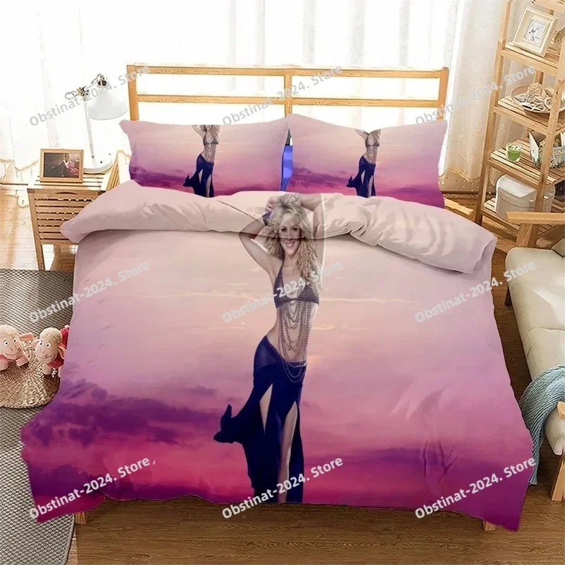 Singer Shakira Bedding Set Printed Duvet Cover Sheet Pillowcase Bed Soft Quilt Cover Full Queen King Size luxury birthday gift
Singer Shakira Bedding Set Printed Duvet Cover Sheet Pillowcase Bed Soft Quilt Cover Full Queen King Size luxury birthday gift