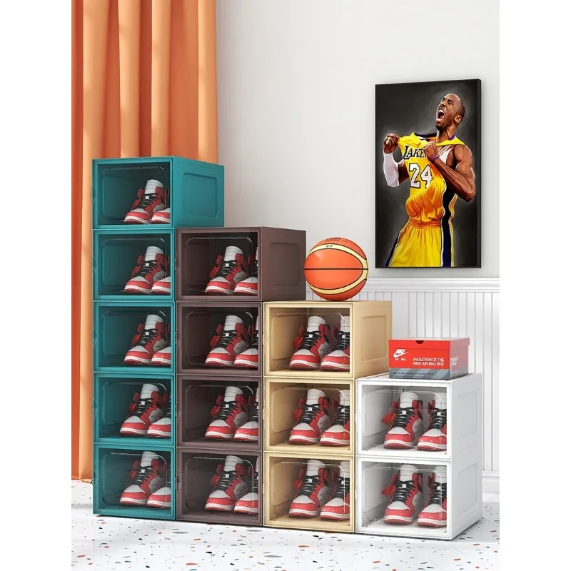Storage box Transparent shoe cabinet Shoe storage Household dust saving space Internet celebrity plastic shoe rack
Storage box Transparent shoe cabinet Shoe storage Household dust saving space Internet celebrity plastic shoe rack