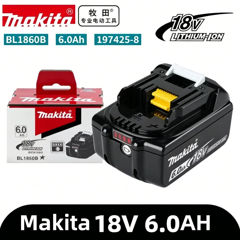 Makita 18V Battery New Original Rechargeable Battery For Makita BL1830B BL1850B BL1850 BL1840 BL1860 BL1815 Replacement Battery
Makita 18V Battery New Original Rechargeable Battery For Makita BL1830B BL1850B BL1850 BL1840 BL1860 BL1815 Replacement Battery