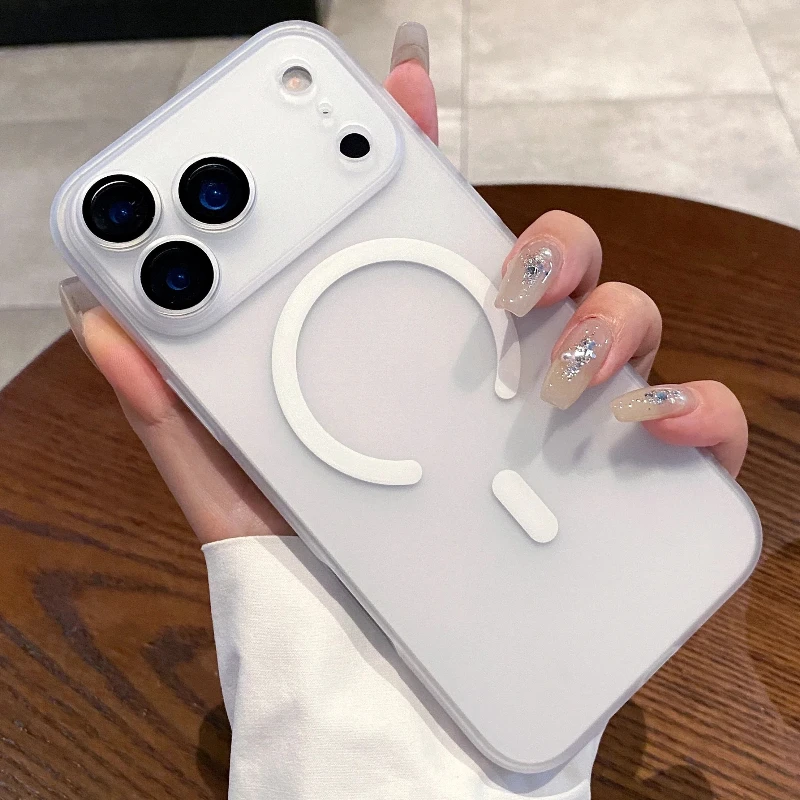 Luxury Ultra Thin Matte Clear For Magsafe Case for iPhone 17 16 15 14 13 11 12 Pro Max Plus Air Magnetic Wireless Charge Cover
Luxury Ultra Thin Matte Clear For Magsafe Case for iPhone 17 16 15 14 13 11 12 Pro Max Plus Air Magnetic Wireless Charge Cover