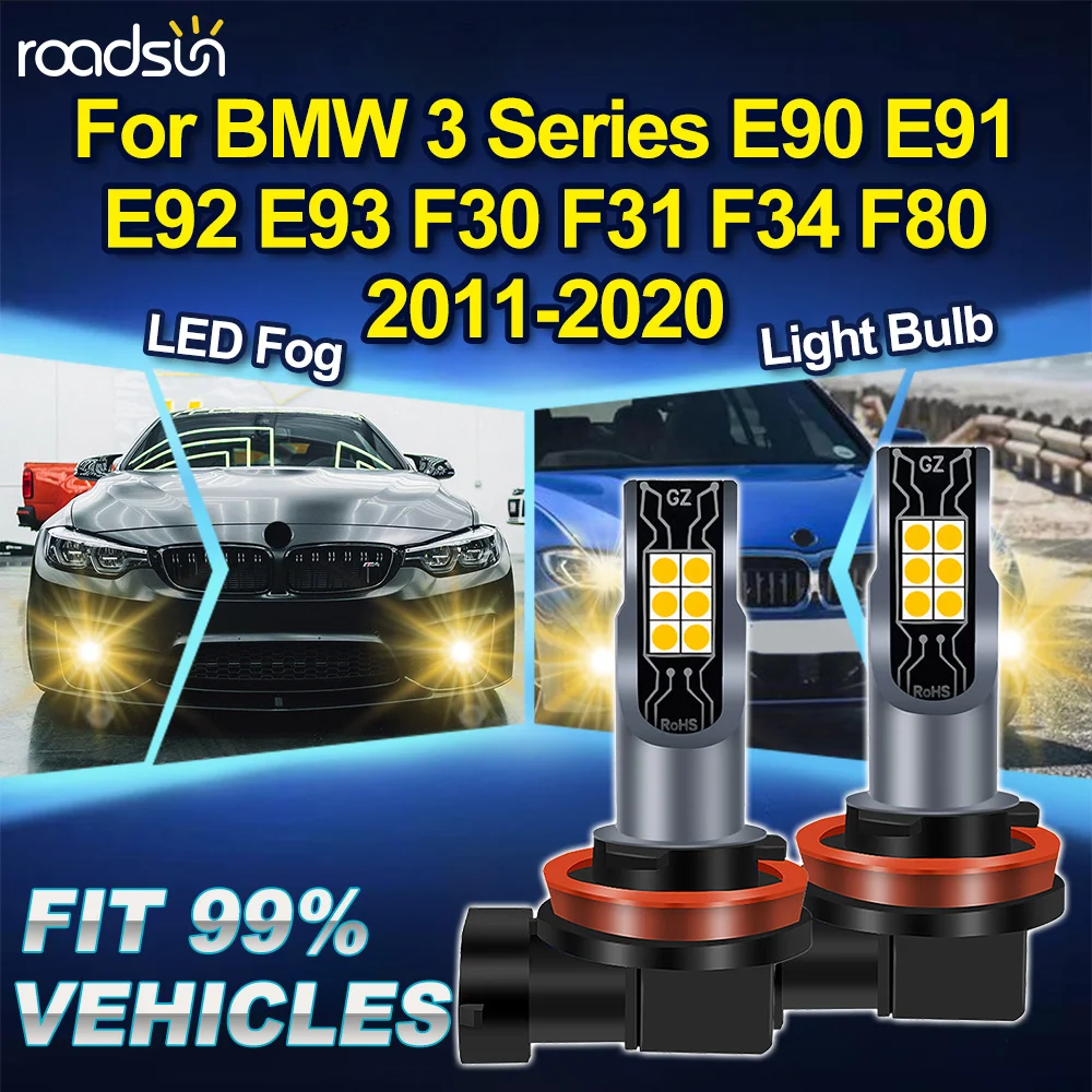 Светодиодные противотуманные фары ROADSTUN H8 H9 H11 для BMW 3 серии E90 E91 E92 E93 F30 F31 F34 F80 2011-2020, 2 шт., 3000K, Canbus
Светодиодные противотуманные фары ROADSTUN H8 H9 H11 для BMW 3 серии E90 E91 E92 E93 F30 F31 F34 F80 2011-2020, 2 шт., 3000K, Canbus