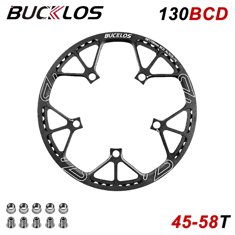 130BCD Bicycle Chainring 5bolts Bike Chainwheel 45T 47T 53T 56T 58T Bicycle Chainring Aluminum Alloy Bike Chainwheel for Cycling
130BCD Bicycle Chainring 5bolts Bike Chainwheel 45T 47T 53T 56T 58T Bicycle Chainring Aluminum Alloy Bike Chainwheel for Cycling