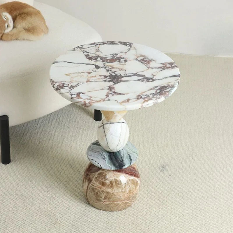 Nordic Light Luxury INS Style Natural Marble Side Table Creative Corner Table for Home Hotel Living Room Homestay
Nordic Light Luxury INS Style Natural Marble Side Table Creative Corner Table for Home Hotel Living Room Homestay