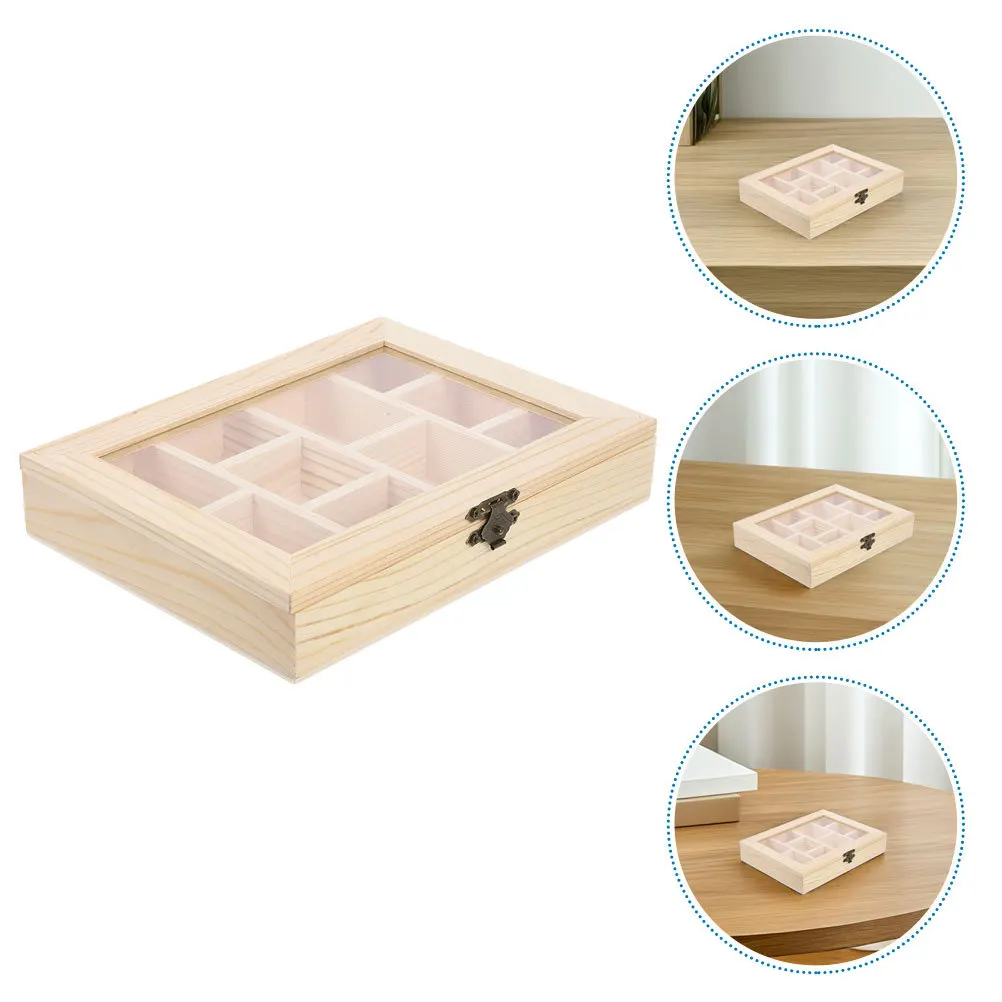 2pcs 'S Diy Craft Box Natural Wood 10-Compartment Transparent Storage For Jewelry Room School Art Class Organizer
2pcs 'S Diy Craft Box Natural Wood 10-Compartment Transparent Storage For Jewelry Room School Art Class Organizer