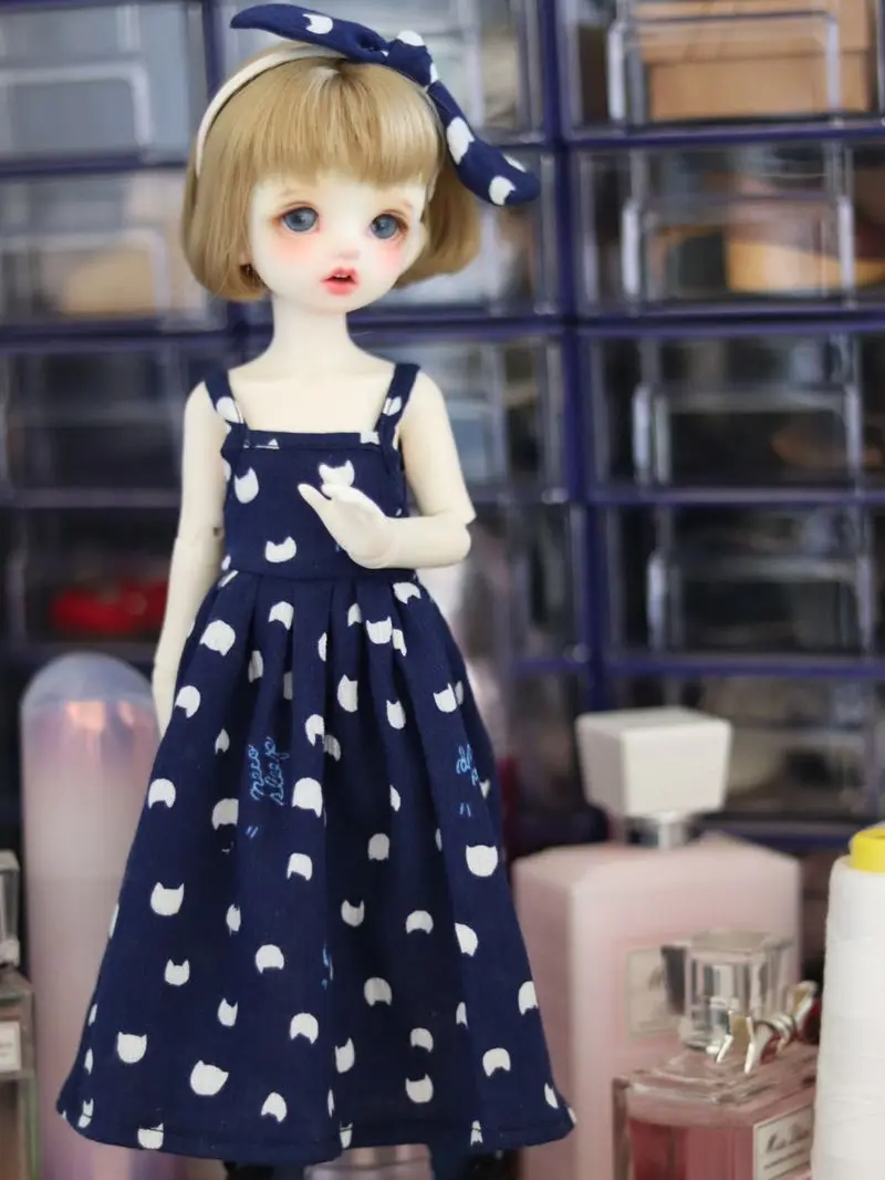 BJD doll clothes for 1/4 1/6 size bjd girl clothes cute spotted doll skirt 1/4 1/6 clothes suit doll accessories (2 points)
BJD doll clothes for 1/4 1/6 size bjd girl clothes cute spotted doll skirt 1/4 1/6 clothes suit doll accessories (2 points)