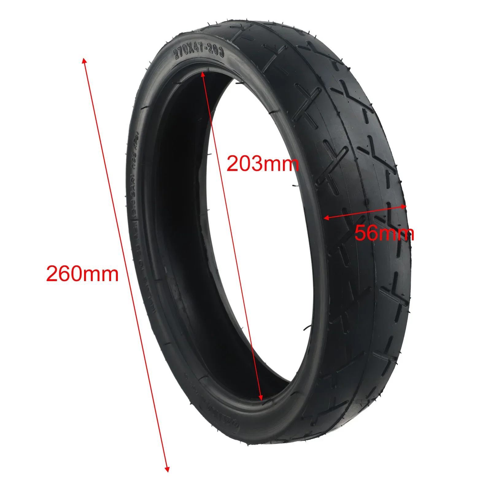 Baby Carriage Tire Outdoor Practical Quality Rubber 80g 420g 500g Not Easily Deformed 10 Inch 270X47 203 Black
Baby Carriage Tire Outdoor Practical Quality Rubber 80g 420g 500g Not Easily Deformed 10 Inch 270X47 203 Black