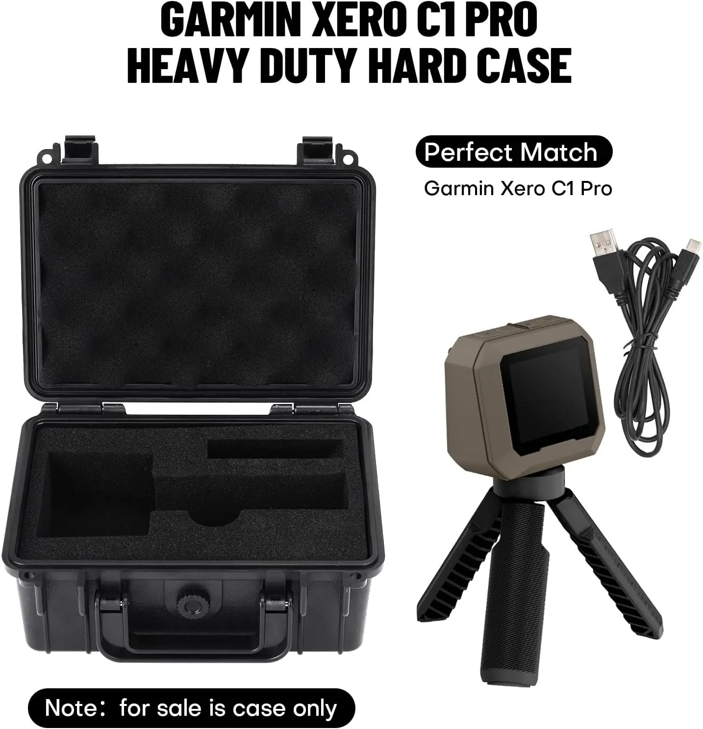 Heavy Duty Case Compatible with Chronograph for Rifle Shooting,Waterproof Hard Shell with Custom Foam (Black)
Heavy Duty Case Compatible with Chronograph for Rifle Shooting,Waterproof Hard Shell with Custom Foam (Black)