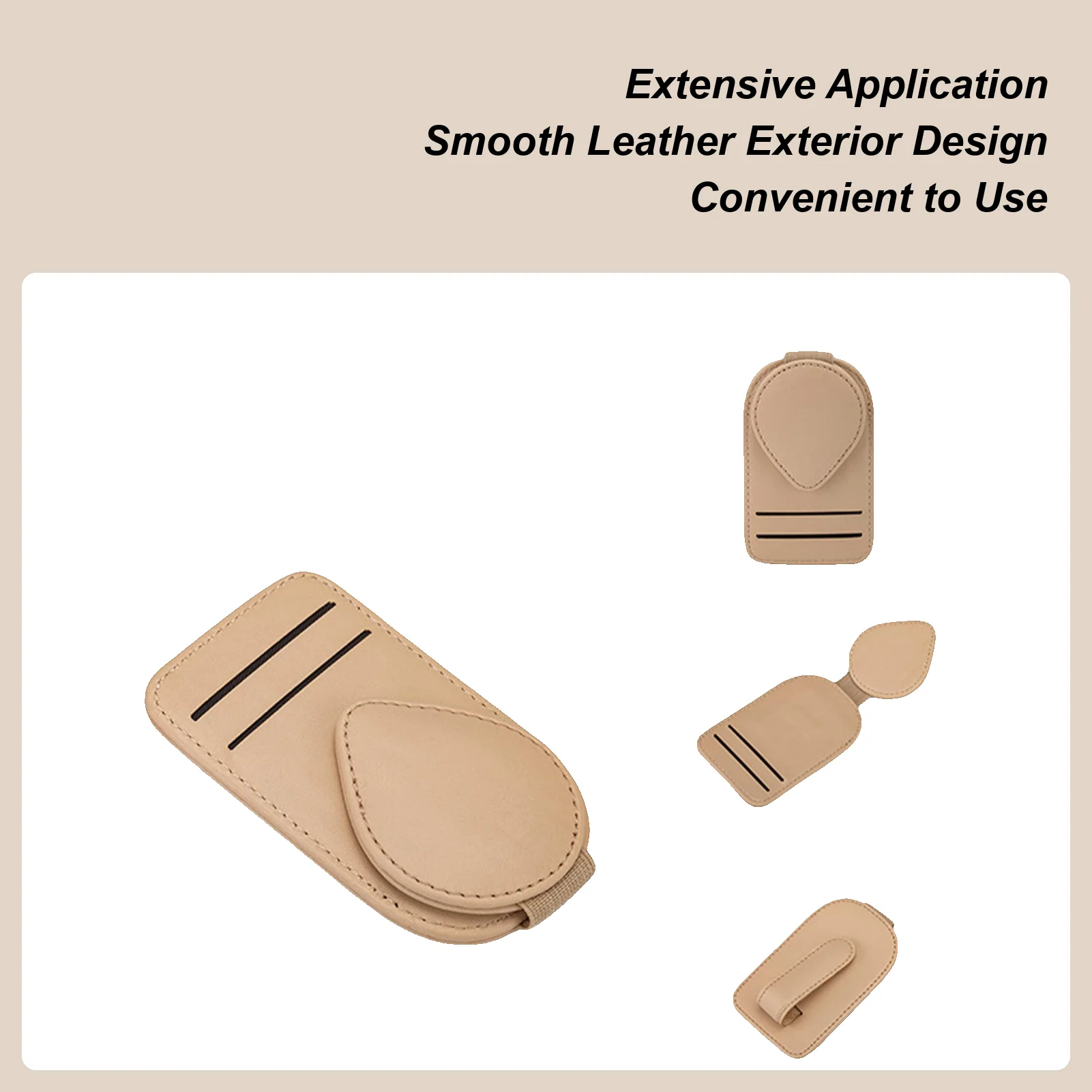 Multifunctional Sunglass Holder For Car Visor PU Leather Automotive Clip Sunglasses Holder Torage Case Car Interior Accessories
Multifunctional Sunglass Holder For Car Visor PU Leather Automotive Clip Sunglasses Holder Torage Case Car Interior Accessories