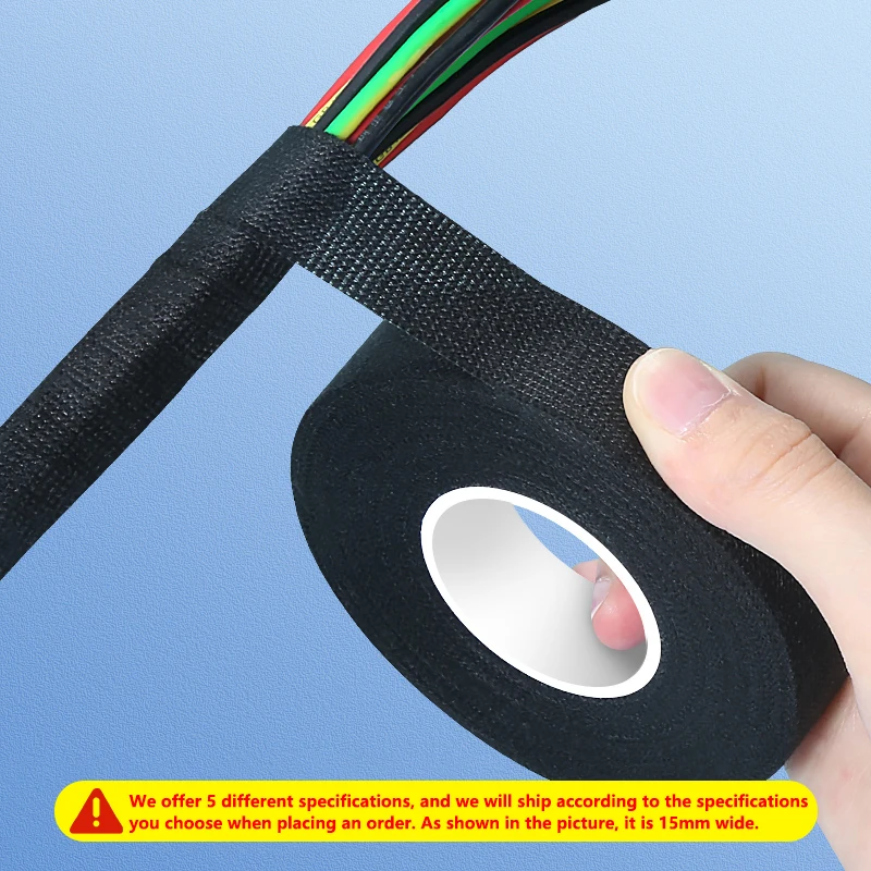High Temperature Wire Harness Cloth Tape Automotive Cable Loom Heatproof Fabric Adhesive Tape for Engine Electrical Insulation
High Temperature Wire Harness Cloth Tape Automotive Cable Loom Heatproof Fabric Adhesive Tape for Engine Electrical Insulation
