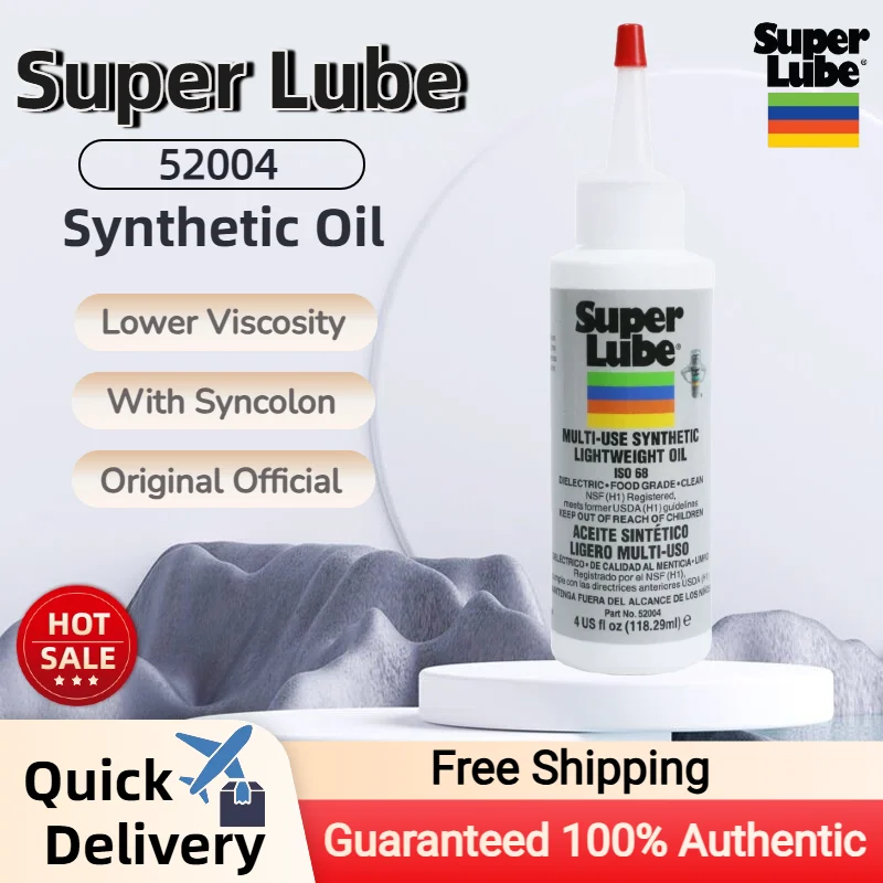 Super Lube 52004 Synthetic Lightweight Oil with PTFE Multi-Purpose Food Grade Lubricant for 3D Printer
Super Lube 52004 Synthetic Lightweight Oil with PTFE Multi-Purpose Food Grade Lubricant for 3D Printer