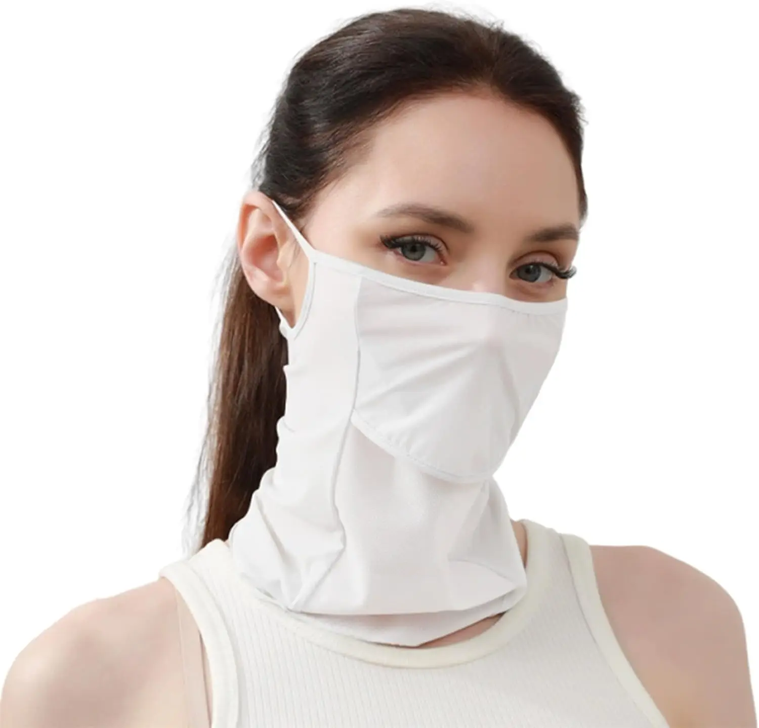 UV Sun Protection Face Mask for Women - UPF 50+ Cooling Neck-Gaiter Face Cover Scarf for Summer Outdoor
UV Sun Protection Face Mask for Women - UPF 50+ Cooling Neck-Gaiter Face Cover Scarf for Summer Outdoor