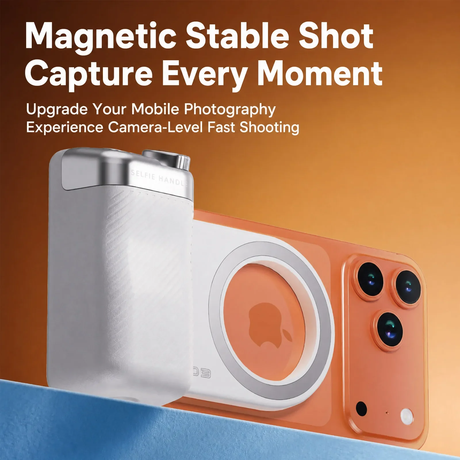 Magnetic Phone Hand Grip Bluetooth Selfie Shutter with Zoom Control for MagSafe iPhone Android Handheld Stabilizer Stand
Magnetic Phone Hand Grip Bluetooth Selfie Shutter with Zoom Control for MagSafe iPhone Android Handheld Stabilizer Stand
