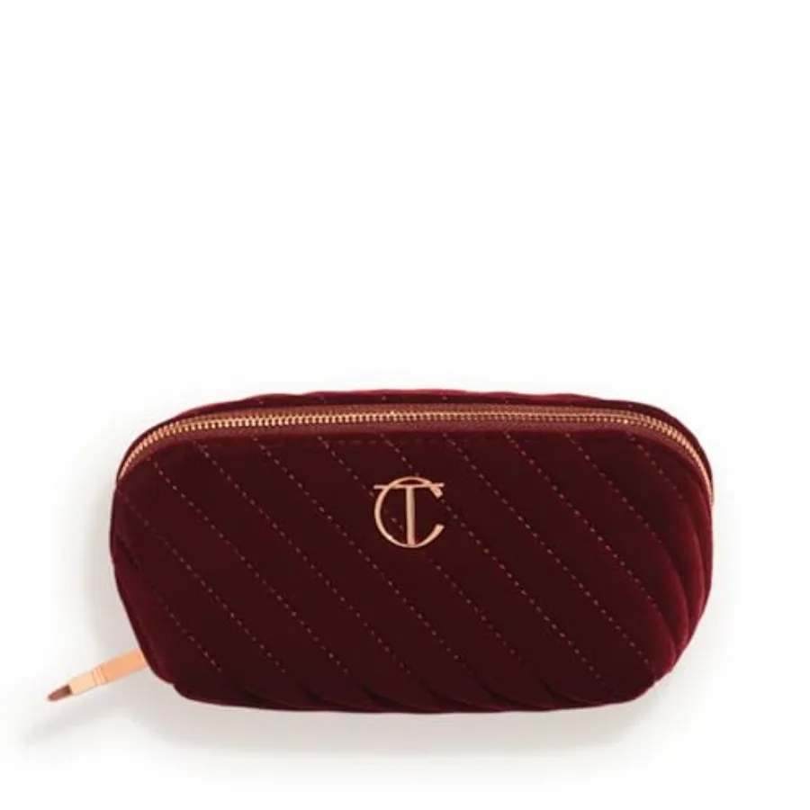 Charlotte Tilbury Travel Makeup Bag of My Dreams - Quilted Velvet Skincare, Fragrance and Cosmetic Organizer with 5 Compartment
Charlotte Tilbury Travel Makeup Bag of My Dreams - Quilted Velvet Skincare, Fragrance and Cosmetic Organizer with 5 Compartment
