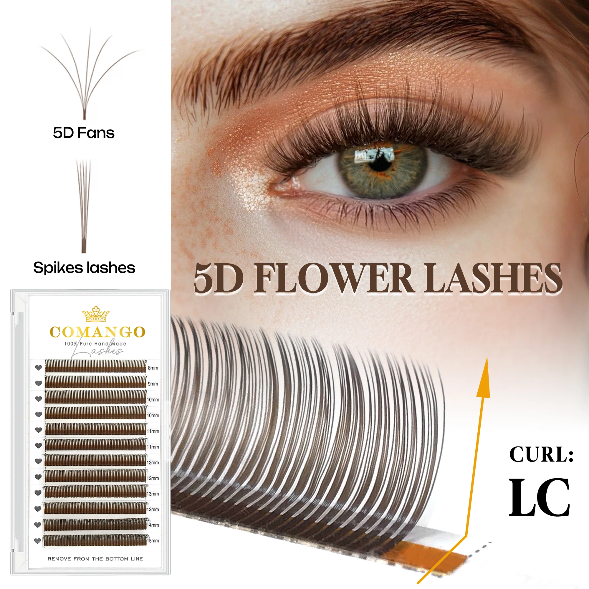 CoMango LC curl 5D коричневые ресницы с цветочными мотивами россия объемные ресницы с загнутыми кончиками феерические ресницы с цветочными мотивами индивидуальные легкие веерные накладные ресницы
CoMango LC curl 5D коричневые ресницы с цветочными мотивами россия объемные ресницы с загнутыми кончиками феерические ресницы с цветочными мотивами индивидуальные легкие веерные накладные ресницы