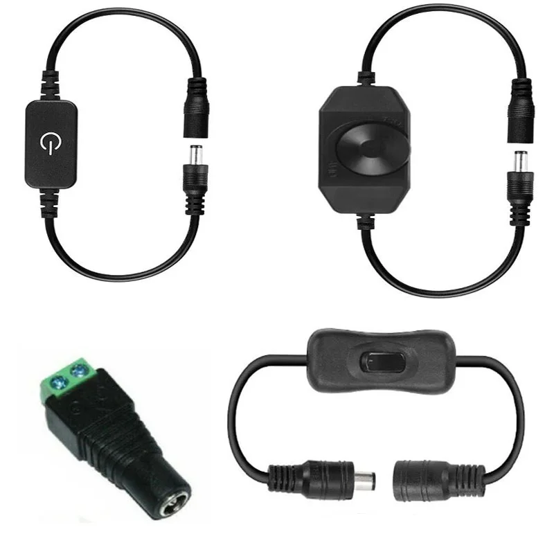 DC12-24V LED Dimmer switch itouch Dimmer Switch ON/OFF with Female Male Power Cable for Single Color 5050 3528 5630 LED Strips
DC12-24V LED Dimmer switch itouch Dimmer Switch ON/OFF with Female Male Power Cable for Single Color 5050 3528 5630 LED Strips