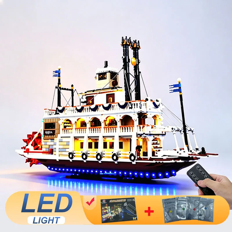LED Light Kit For LEGO 21356 River Steamboat Lamp DIY Toys Christmas Gift (Not Include Building Blocks Bricks Kits Sets Model)
LED Light Kit For LEGO 21356 River Steamboat Lamp DIY Toys Christmas Gift (Not Include Building Blocks Bricks Kits Sets Model)