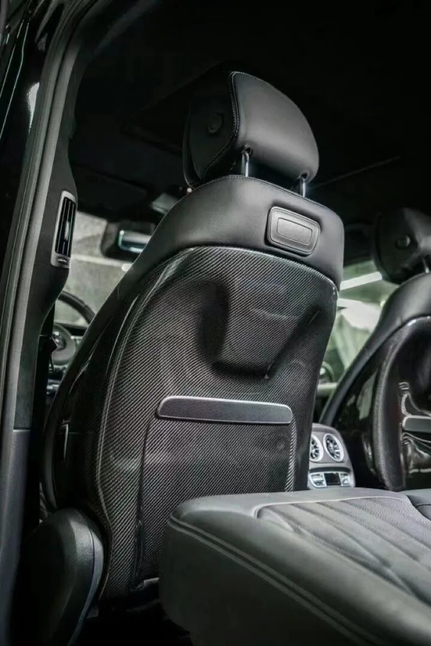 Suitable for Mercedes-Benz new large G-class W464G63G550G350 interior G500 modified carbon fiber seat cover rear back plate
Suitable for Mercedes-Benz new large G-class W464G63G550G350 interior G500 modified carbon fiber seat cover rear back plate