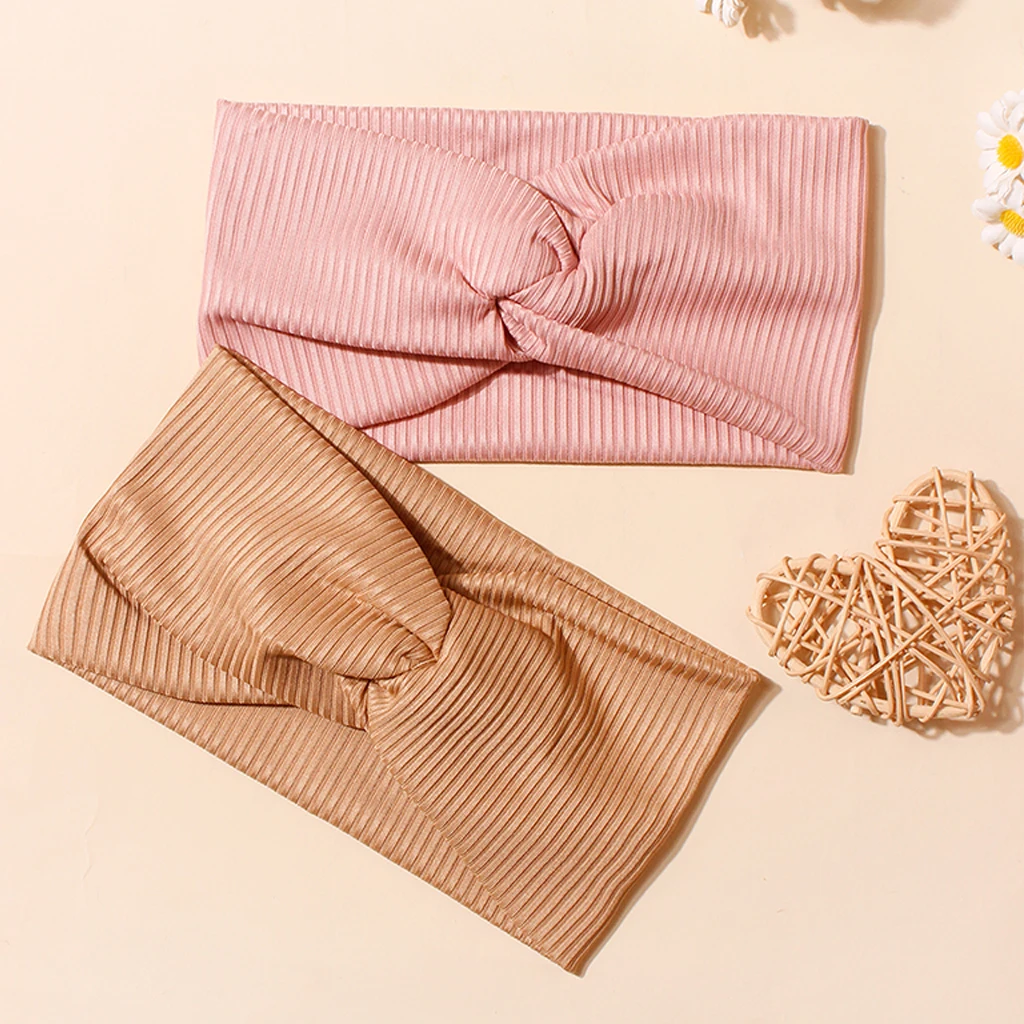 2-piece set, new children's headband, ribbed crossover wide elastic baby headband
2-piece set, new children's headband, ribbed crossover wide elastic baby headband