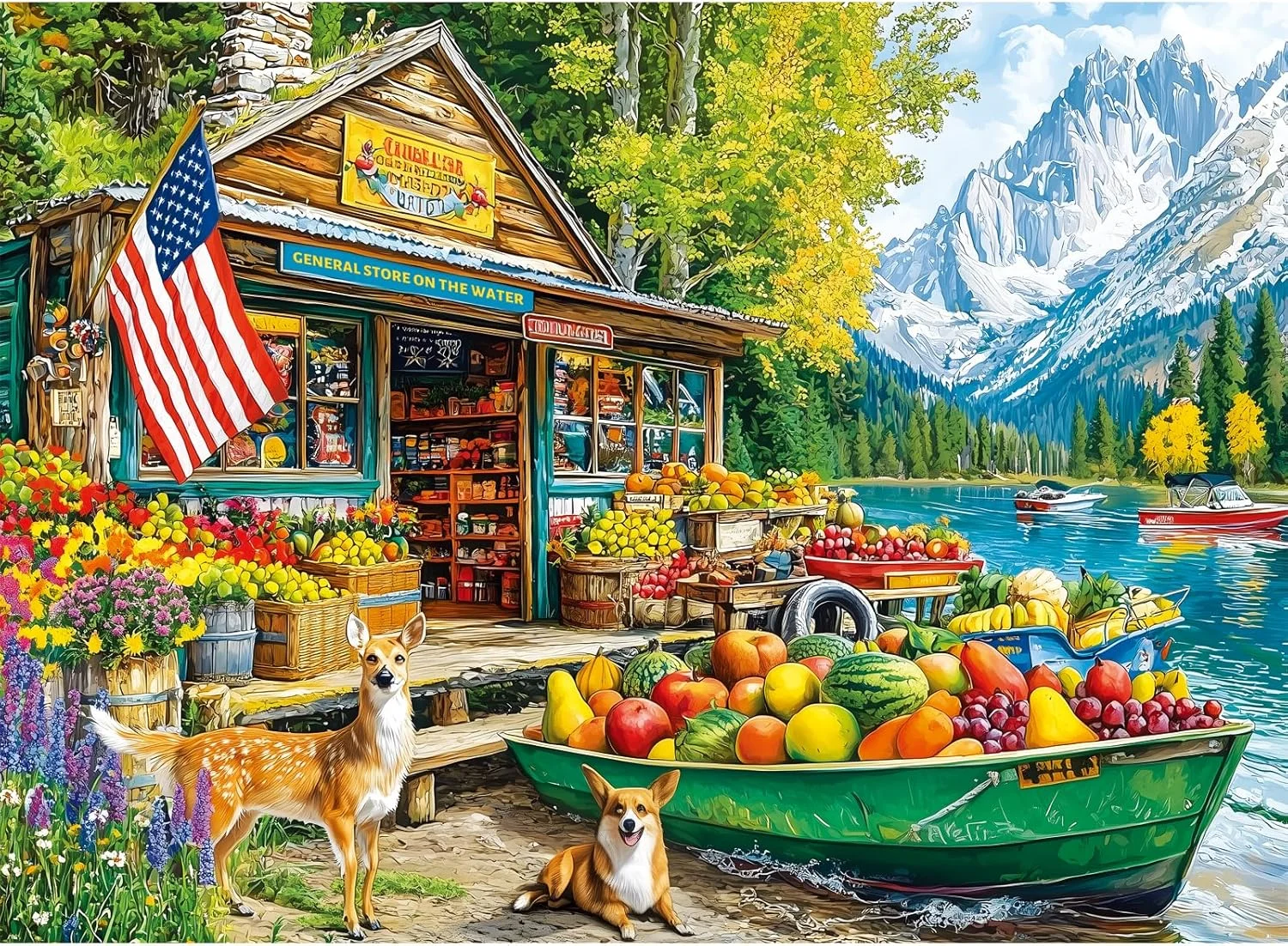 Cute Dog Cartoon Wooden Jigsaw Puzzle 1000 Pieces Parent Child Early Education Activity Kid Brain Training Home Mural Decor Gift
Cute Dog Cartoon Wooden Jigsaw Puzzle 1000 Pieces Parent Child Early Education Activity Kid Brain Training Home Mural Decor Gift