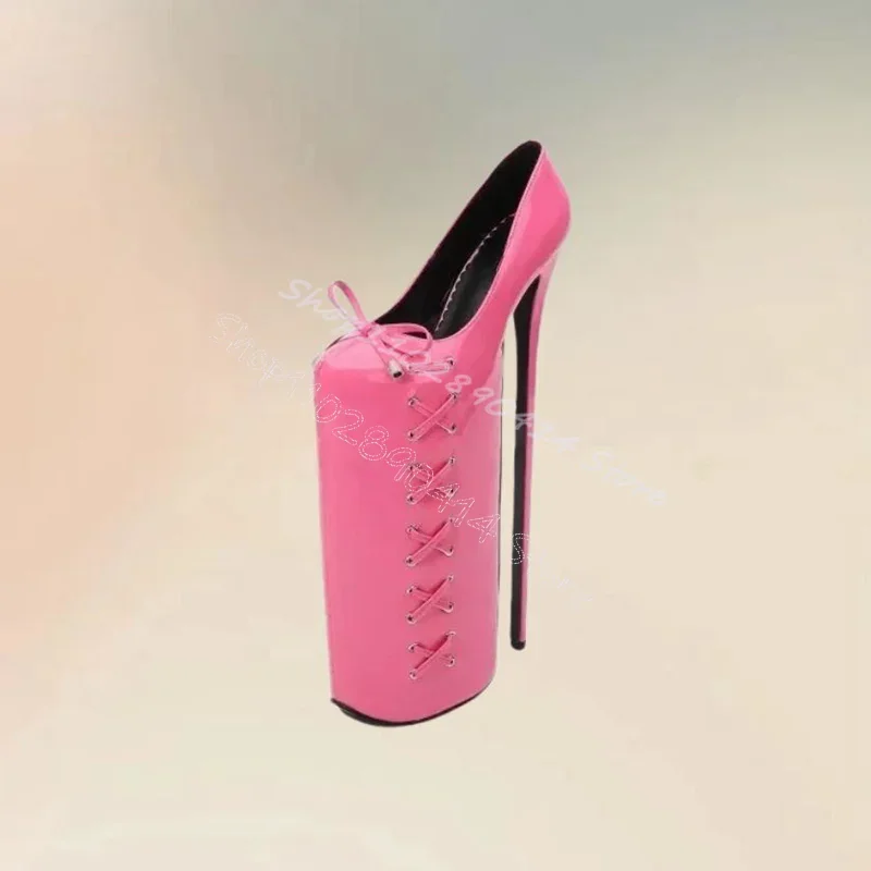 Pink Strappy Bow Knot Super High Platform Pumps Slip On Women Shoes Stilettos High Heels Sexy Banquet 2024 Zapatos Para Mujere
Pink Strappy Bow Knot Super High Platform Pumps Slip On Women Shoes Stilettos High Heels Sexy Banquet 2024 Zapatos Para Mujere
